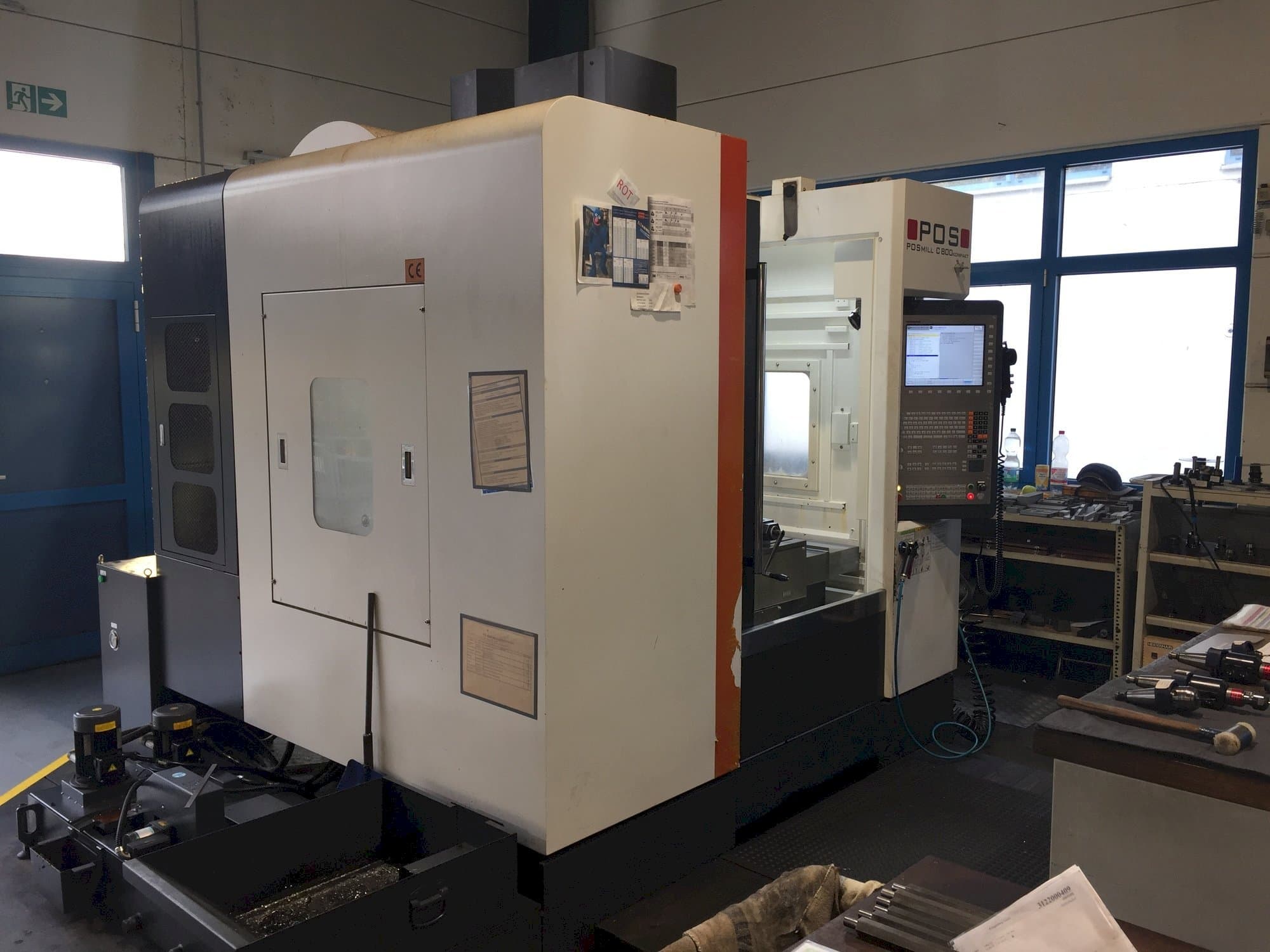 Вид станка POSmill C 800 Kompakt  спереди