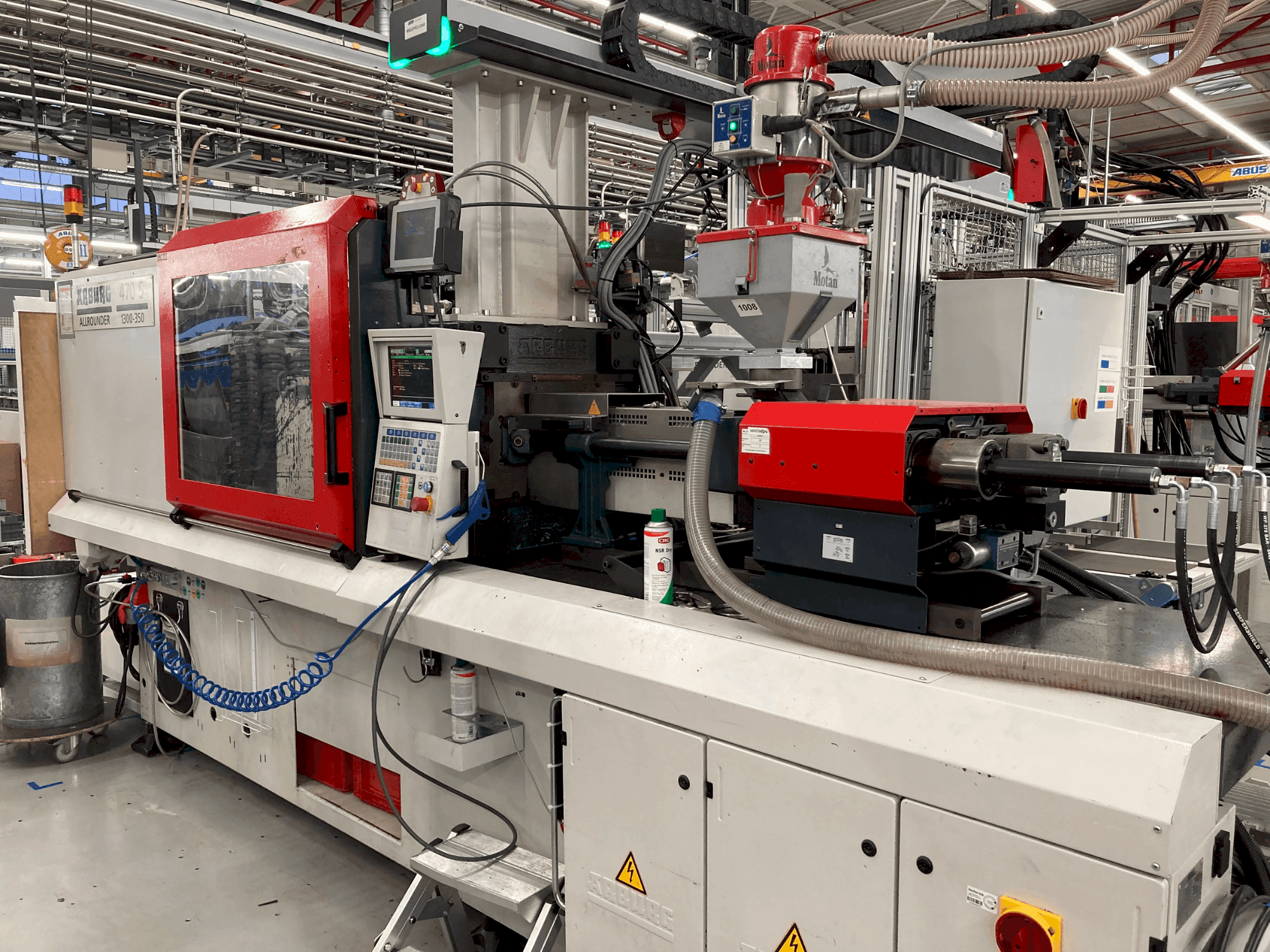 Вид станка Arburg Allrounder 470 S 1300-350  спереди