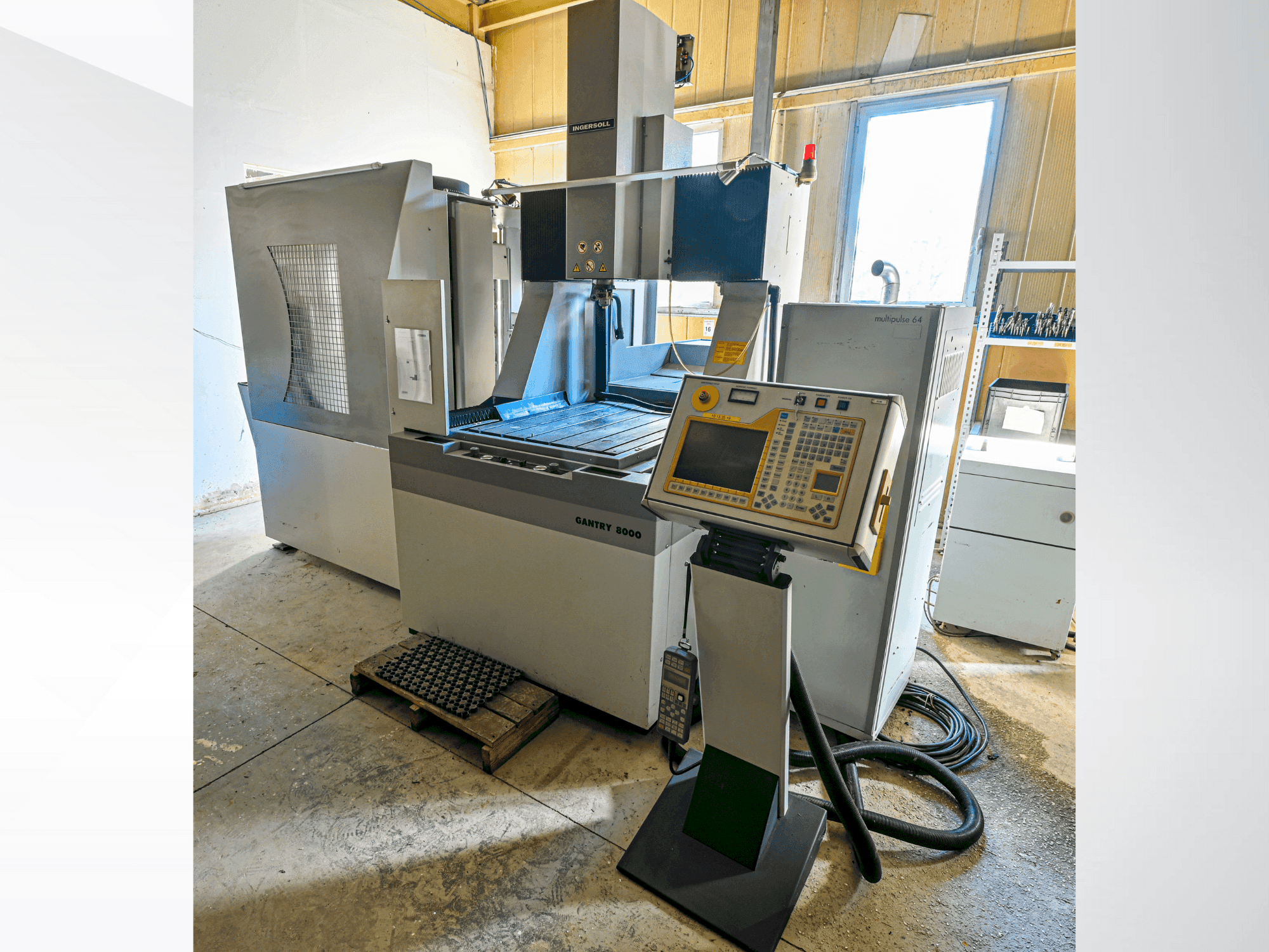 Вид станка OPS INGERSOLL Gantry 8000  спереди