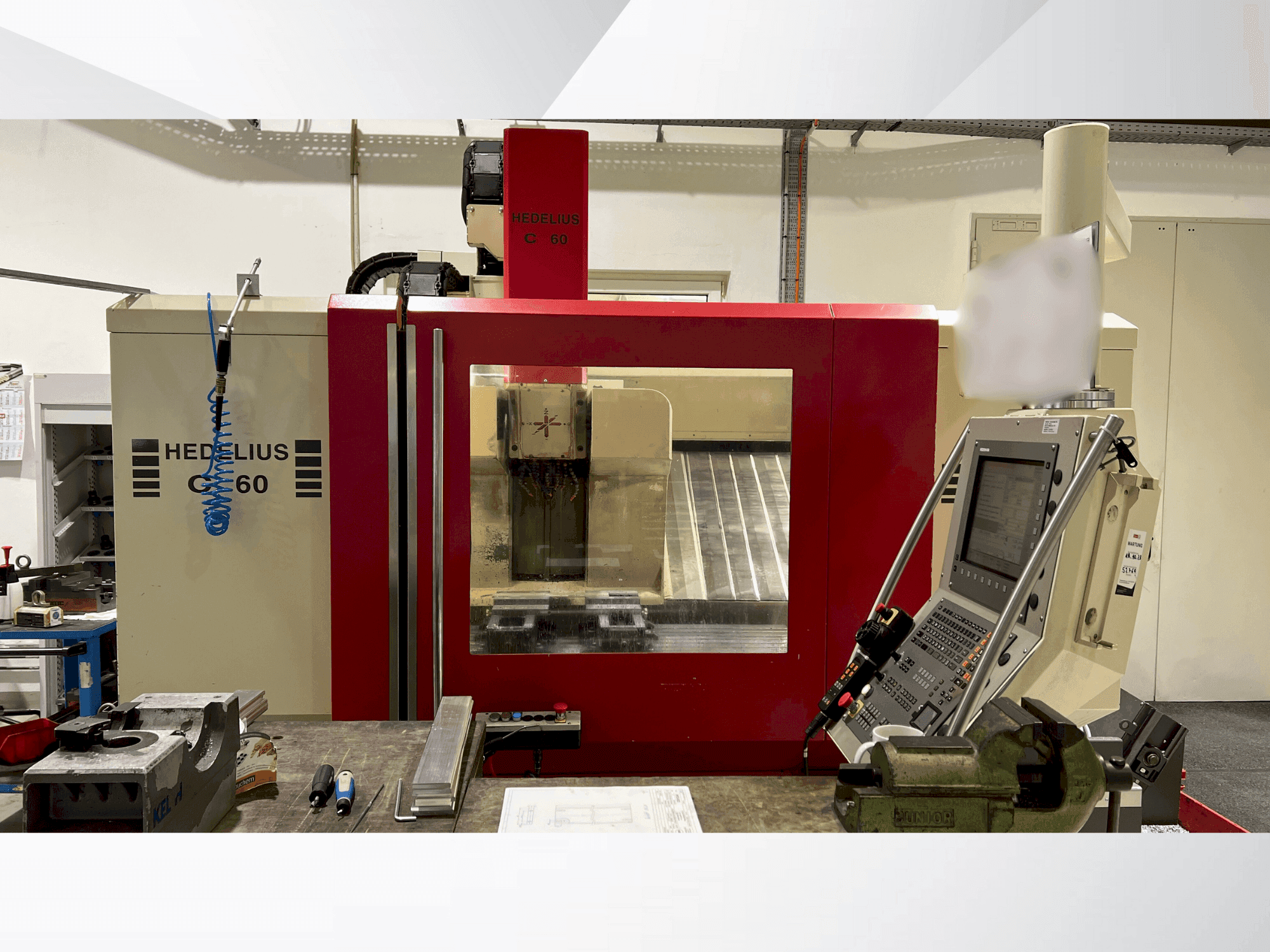 Вид станка HEDELIUS C60S-1200  спереди