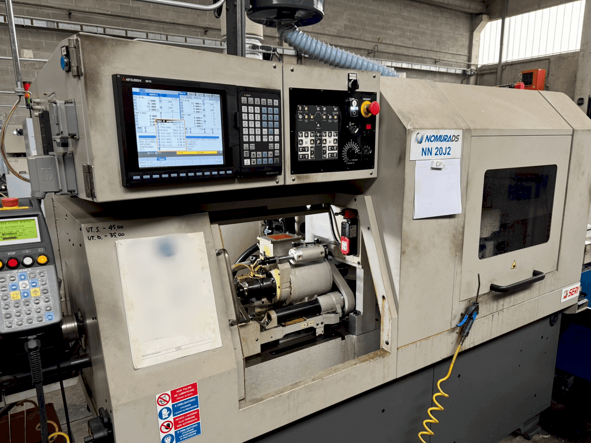 Вид станка NOMURA NN-20 J2  спереди