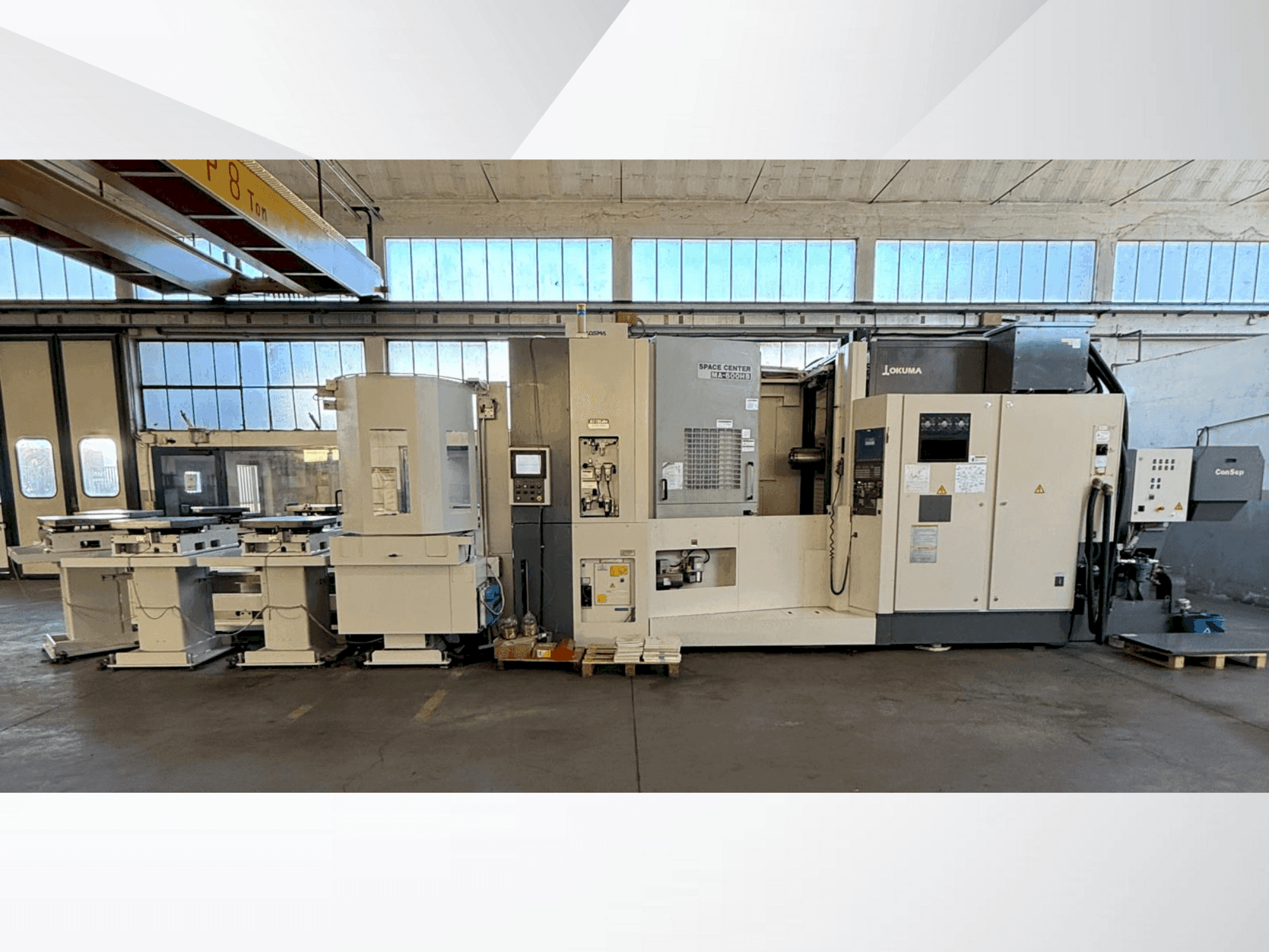 Вид станка Okuma SPACE CENTER MA-600HB  спереди