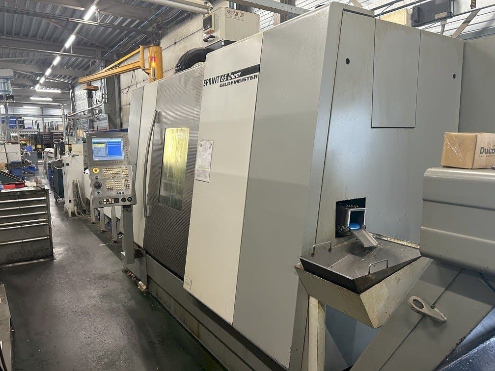Вид станка Gildemeister sprint 65 linear  спереди