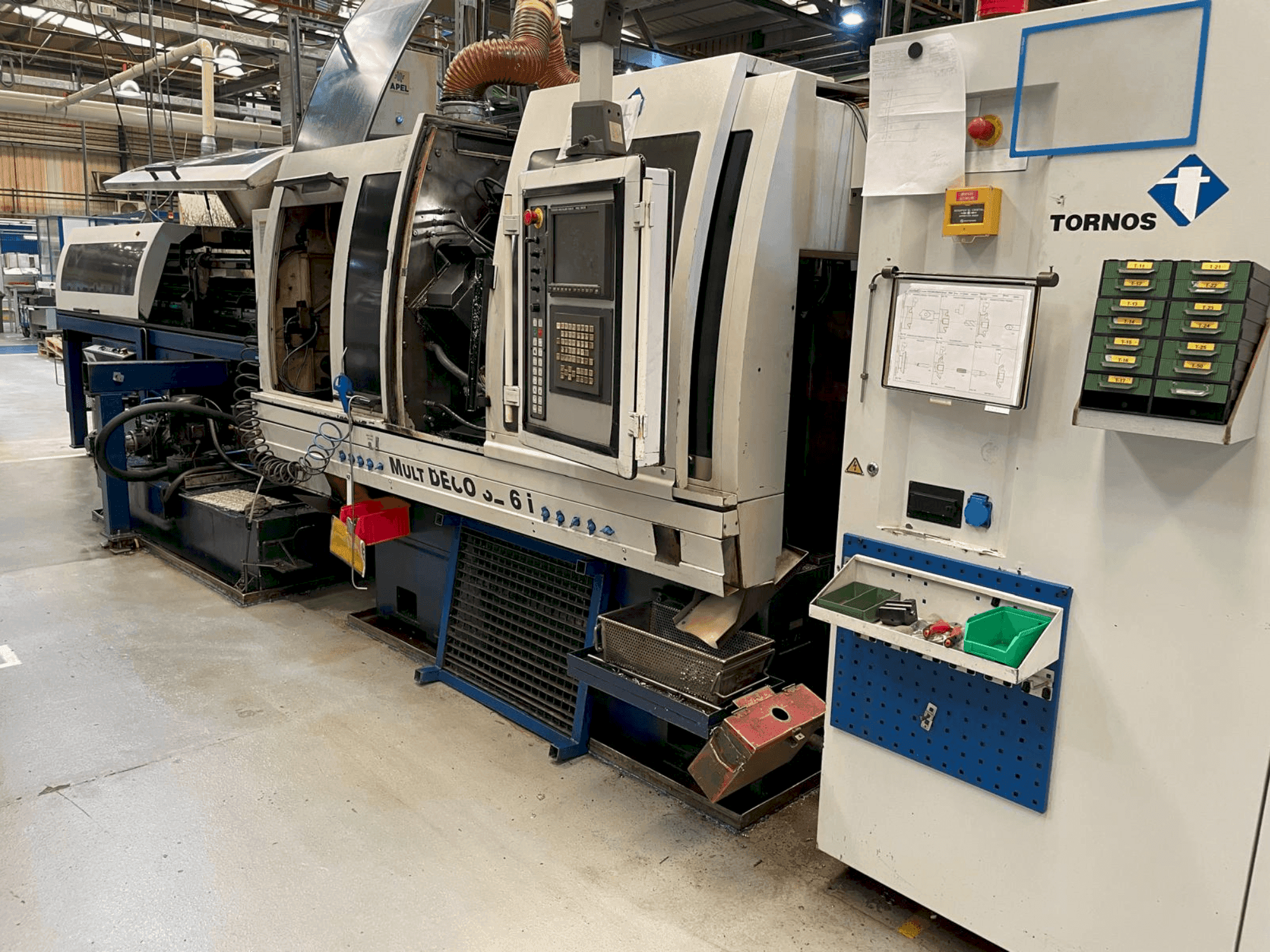 Вид станка TORNOS MultiDeco 32/6i  спереди