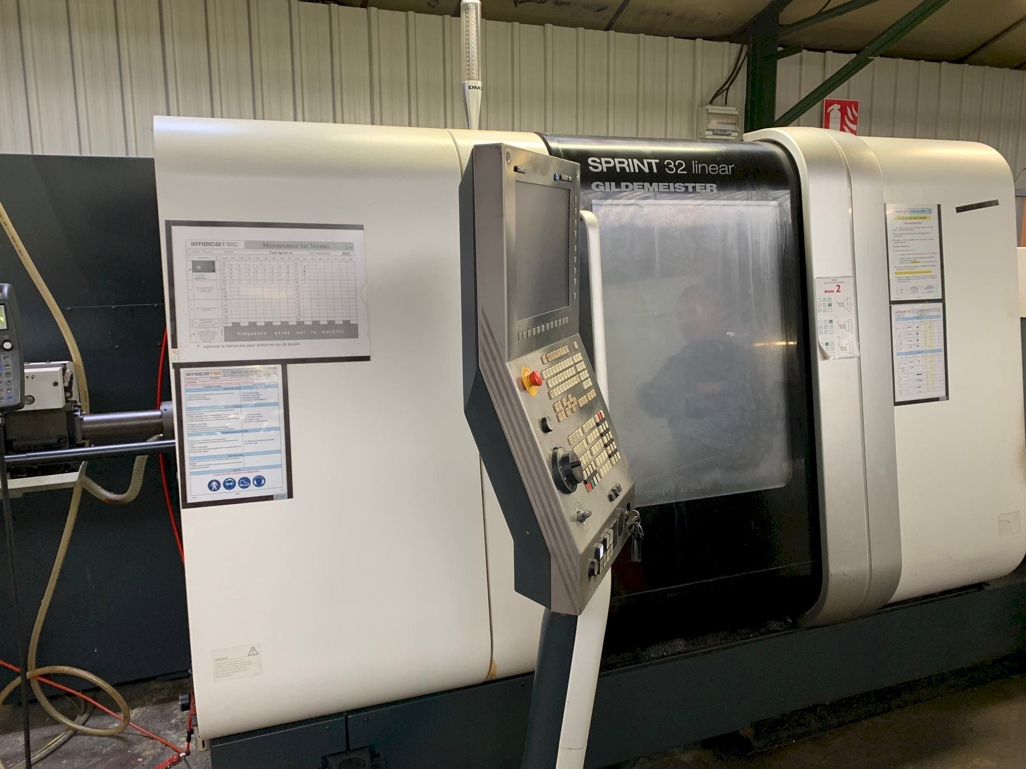 Вид станка DMG SPRINT 32 linear  спереди