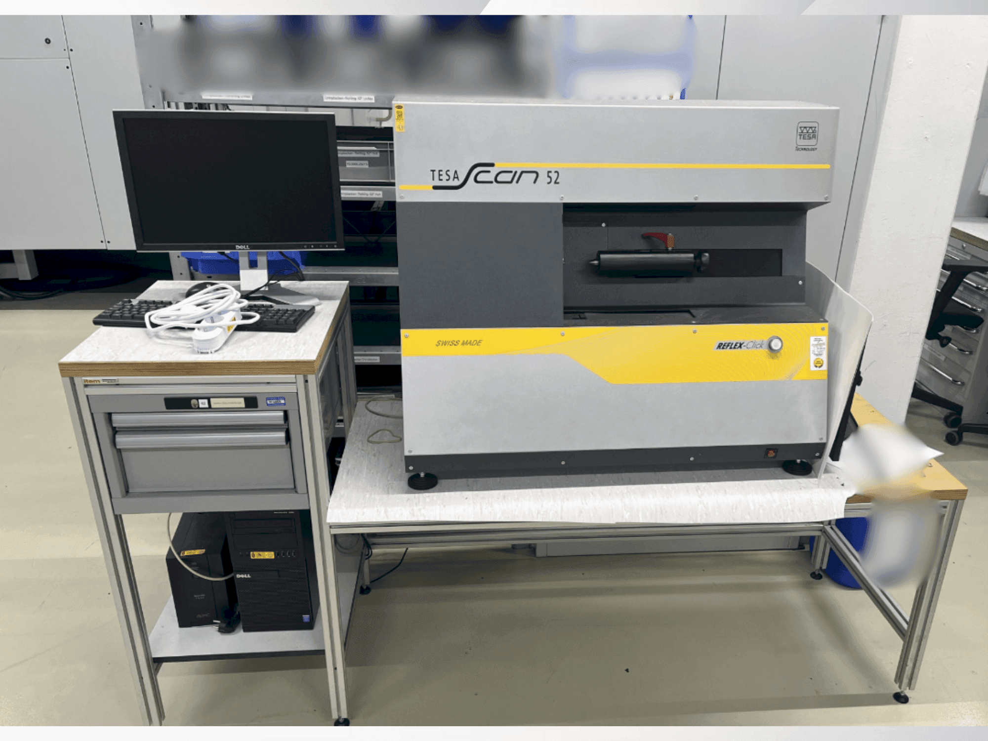 Вид станка TESA Scan 52  спереди