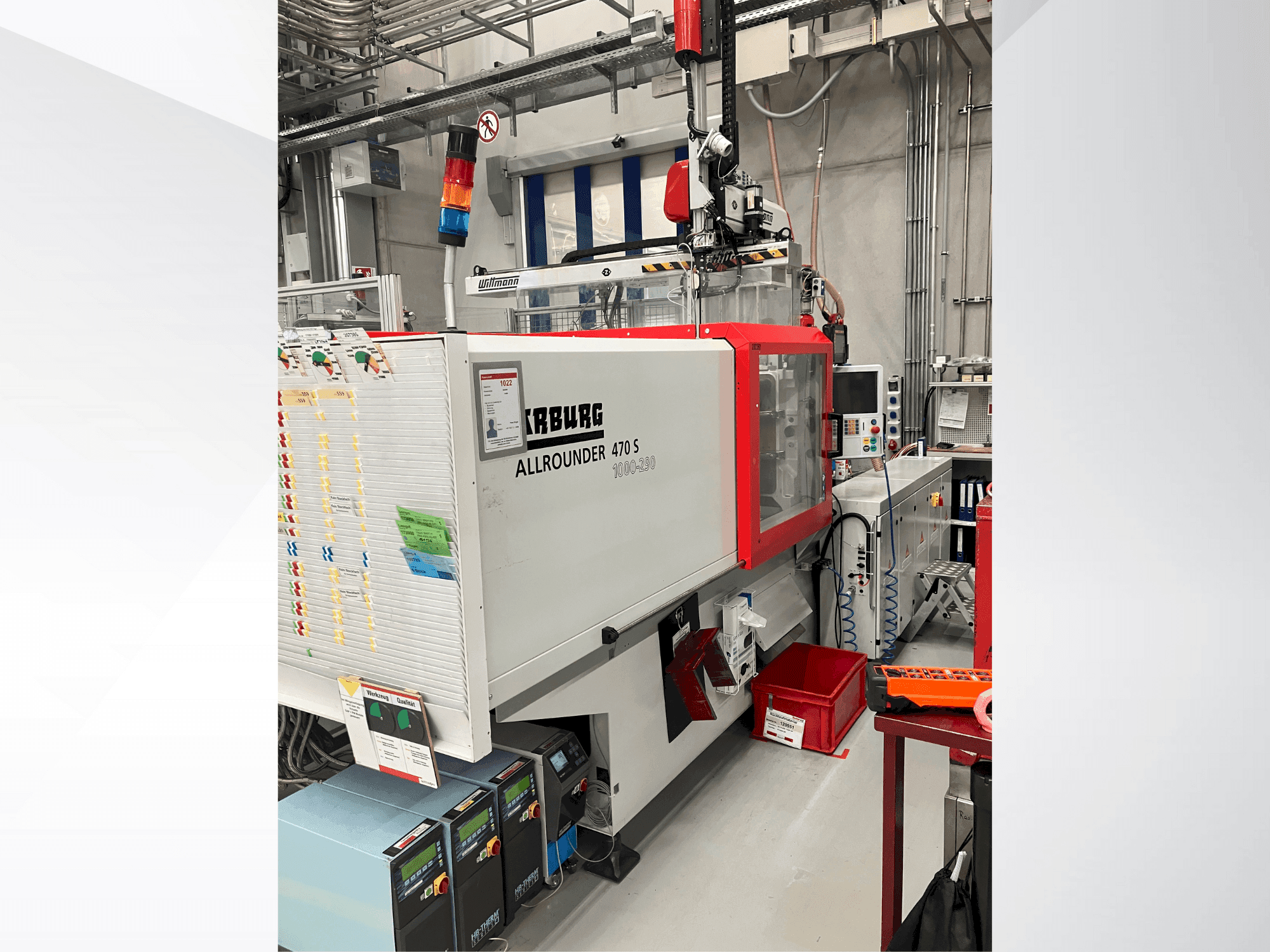 Вид станка Arburg Allrounder 470 S 1000-290  спереди