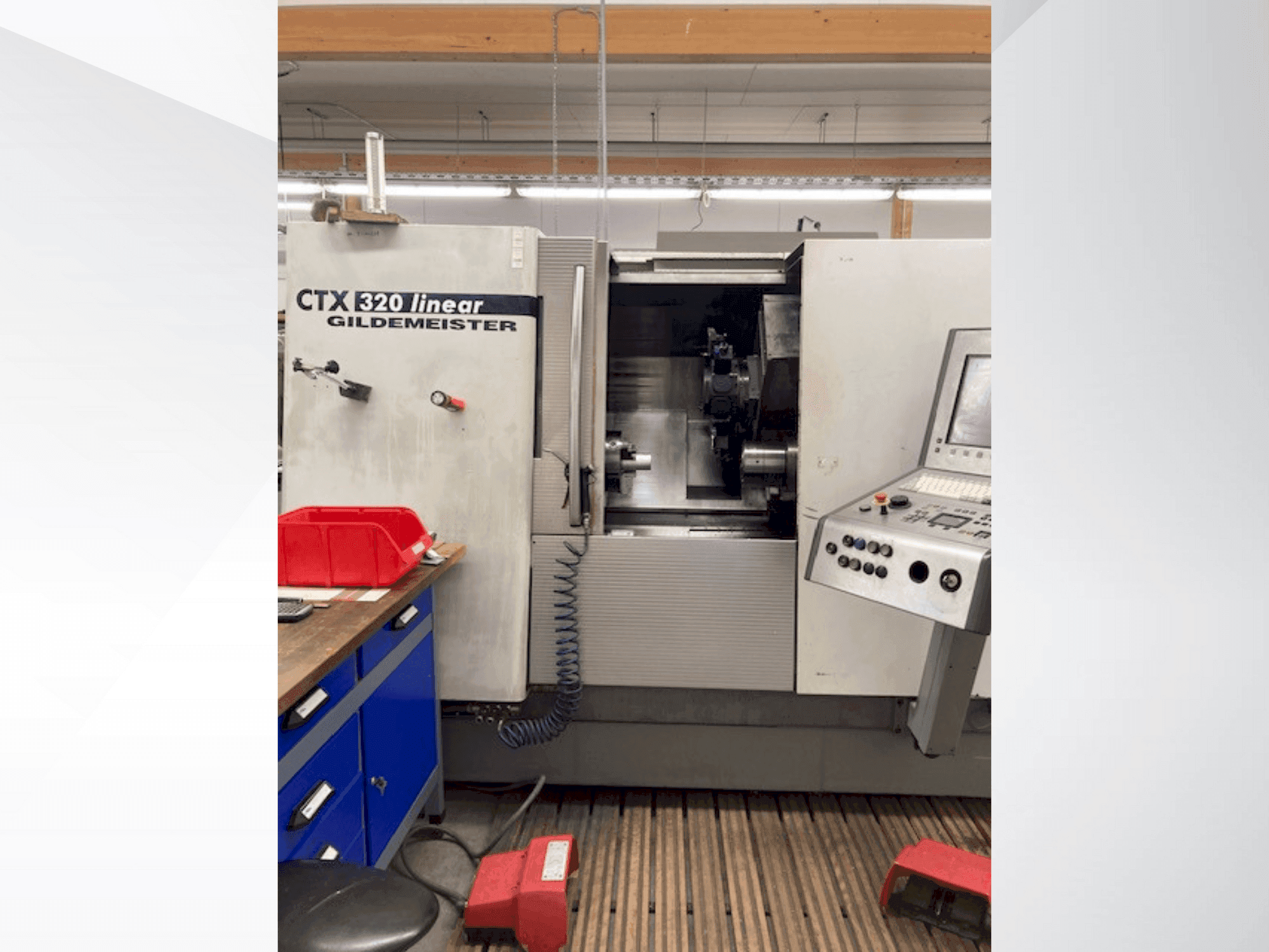 Вид станка Gildemeister CTX 320 linear  спереди