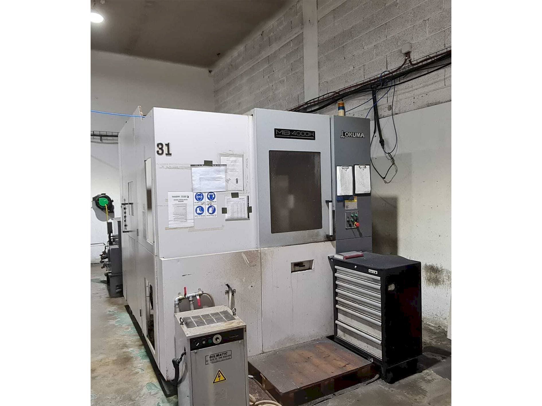 Вид станка Okuma MB-4000H  спереди