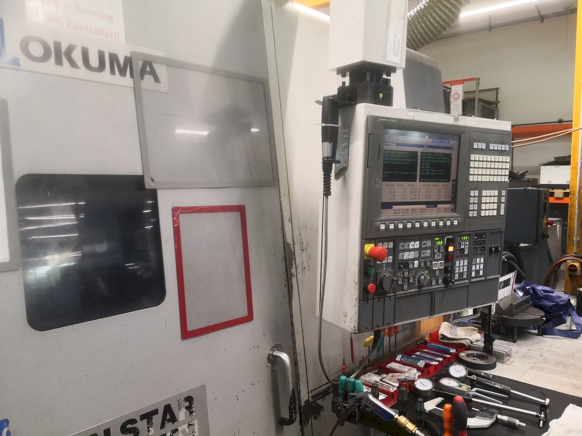 Вид станка Okuma LT 300 MY  спереди