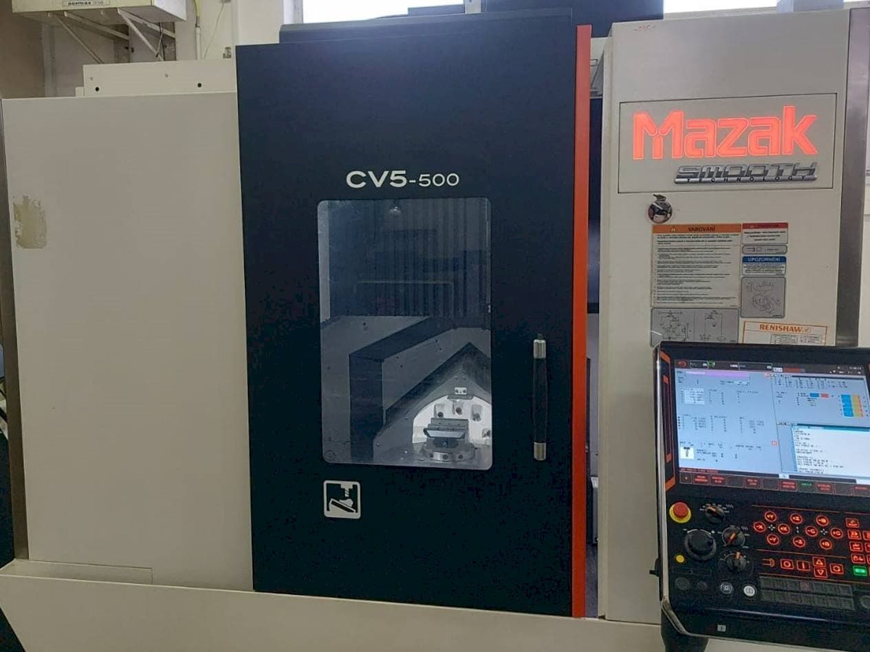 Вид станка Mazak CV5-500  спереди