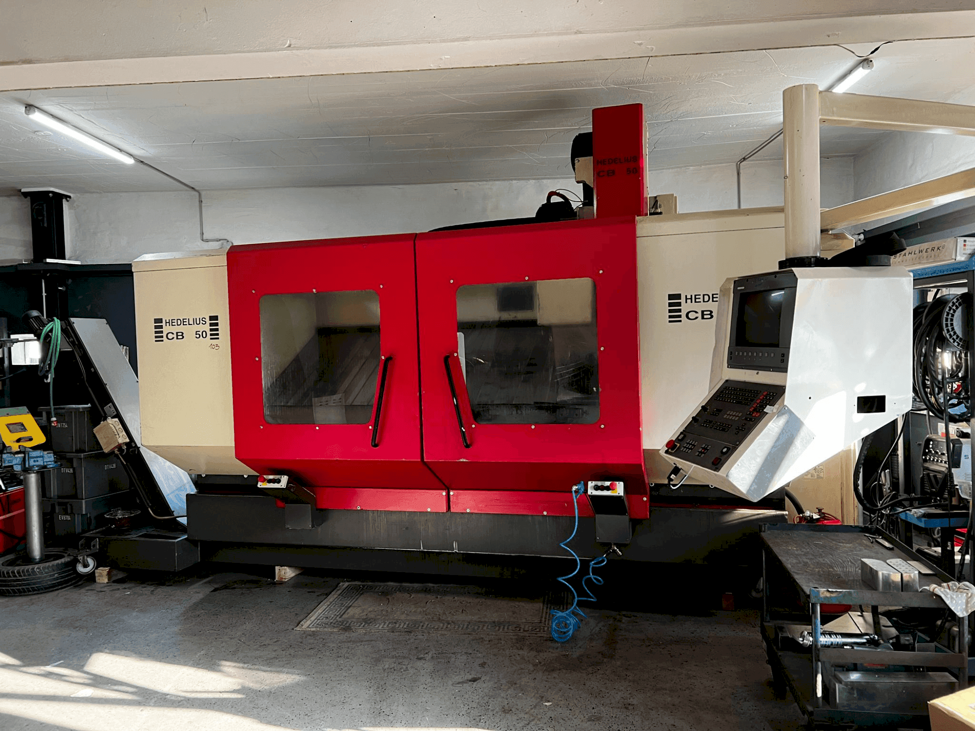 Вид станка HEDELIUS CB 50  спереди