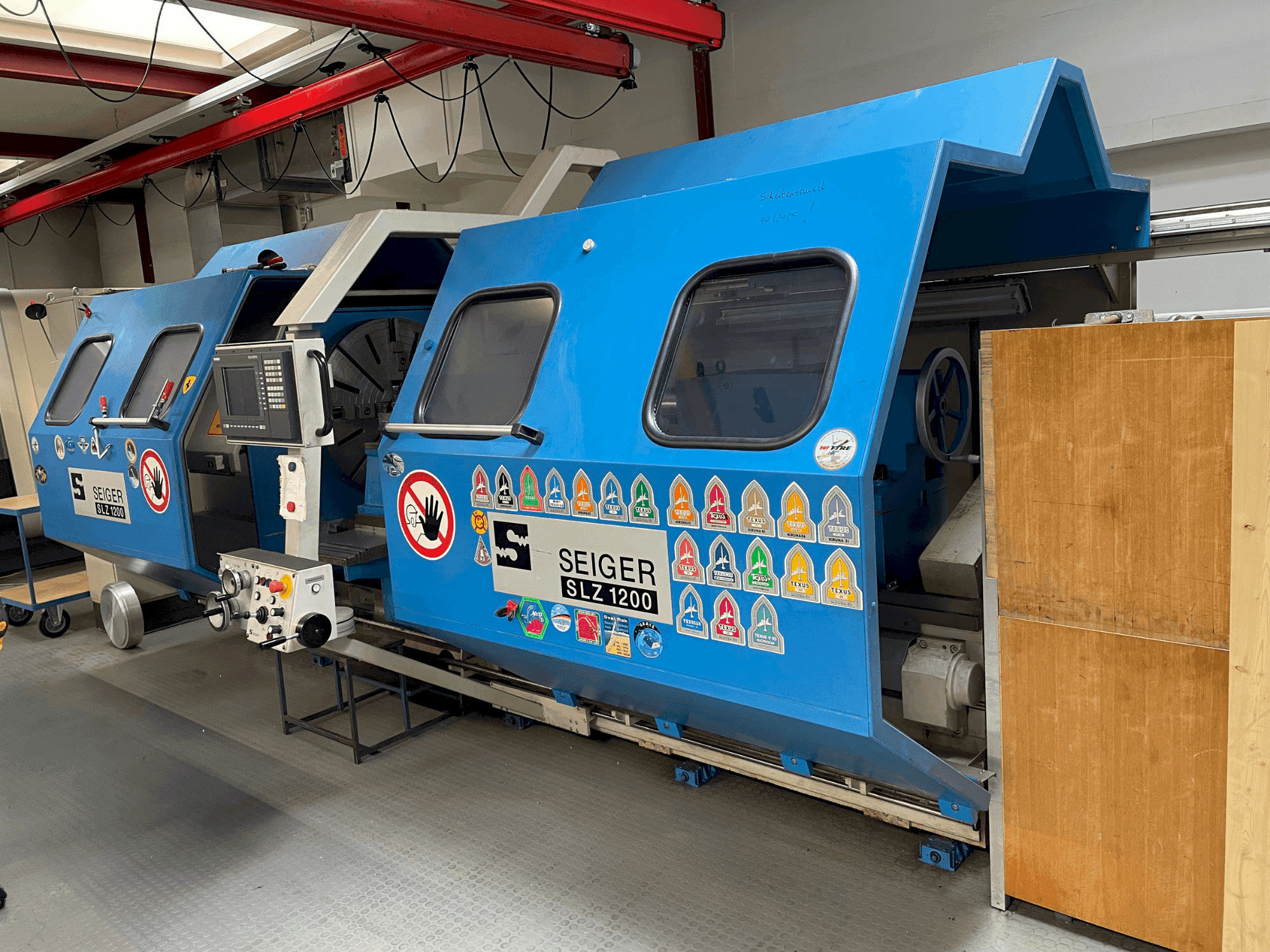 Вид станка SEIGER SLZ1200  спереди