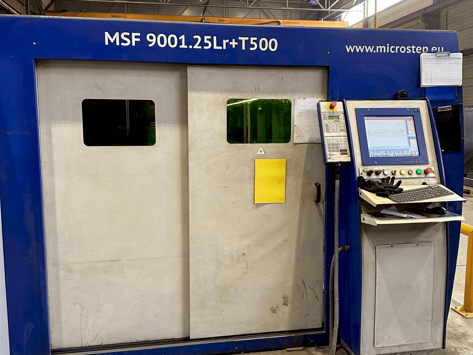 Вид станка MicroStep MSF 9001.25Lr+T500 (2015)  спереди