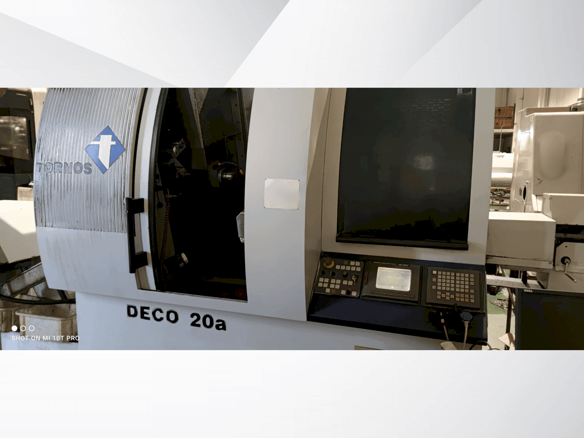 Вид станка Tornos-Bechler Deco 20a  спереди