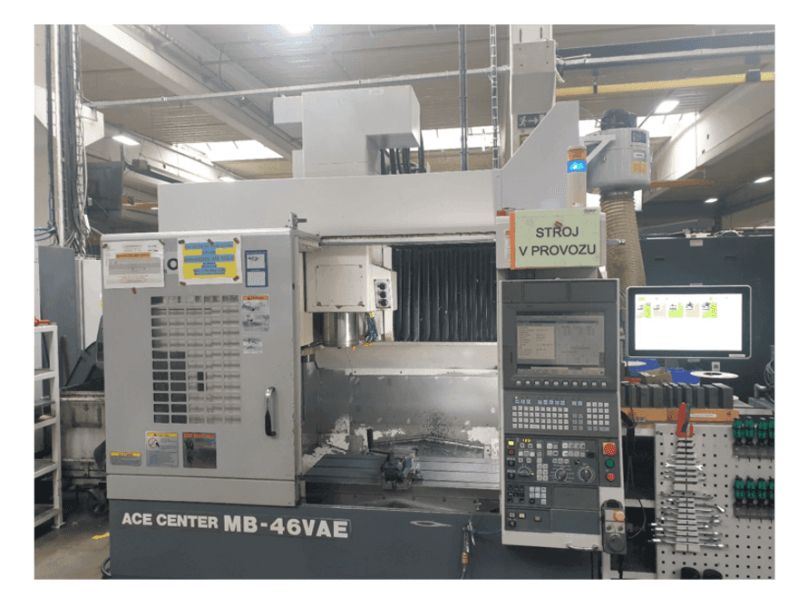 Вид станка Okuma MB-46VAE  спереди