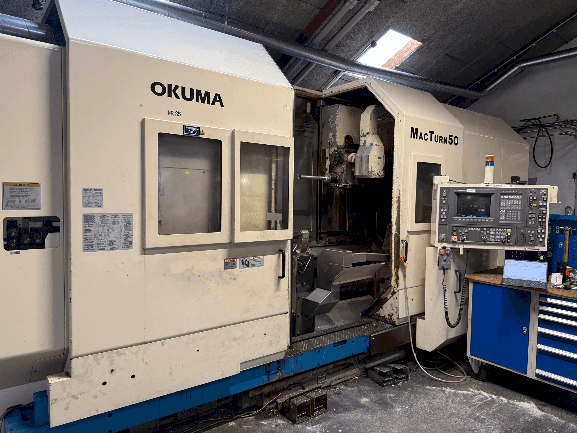Вид станка Okuma MacTurn 50  спереди