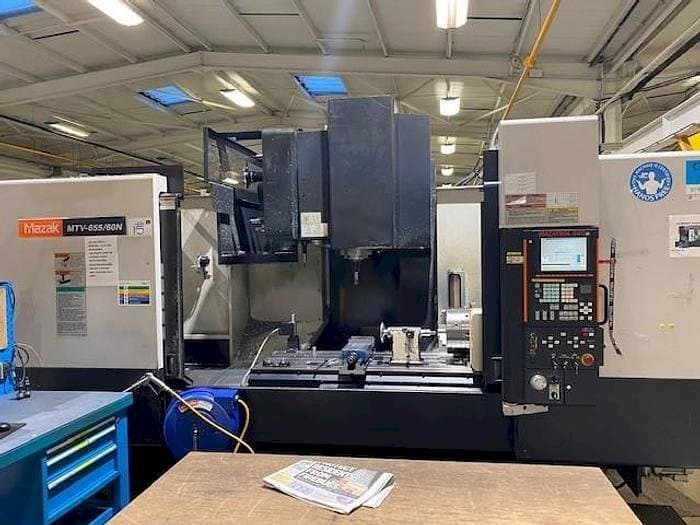 Вид станка Mazak MTV 655/60N  спереди