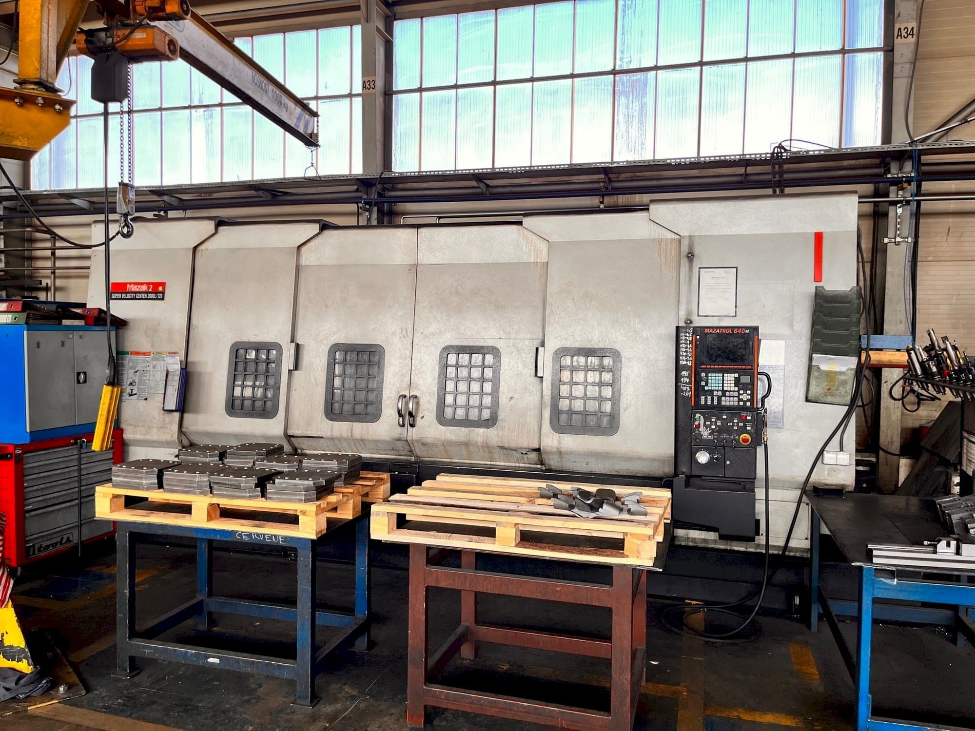 Вид станка Mazak SVC 2000L/120  спереди