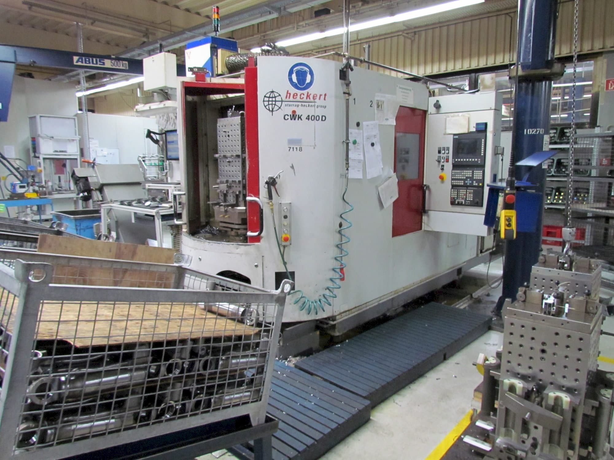 Вид станка Heckert CWK 400 D  спереди