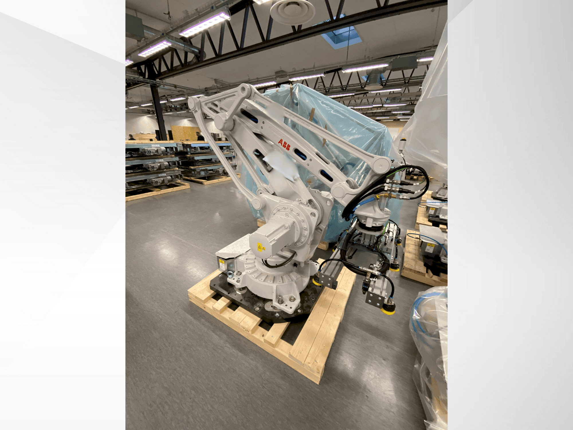 Вид станка ABB IRB 460-110/2.4  спереди