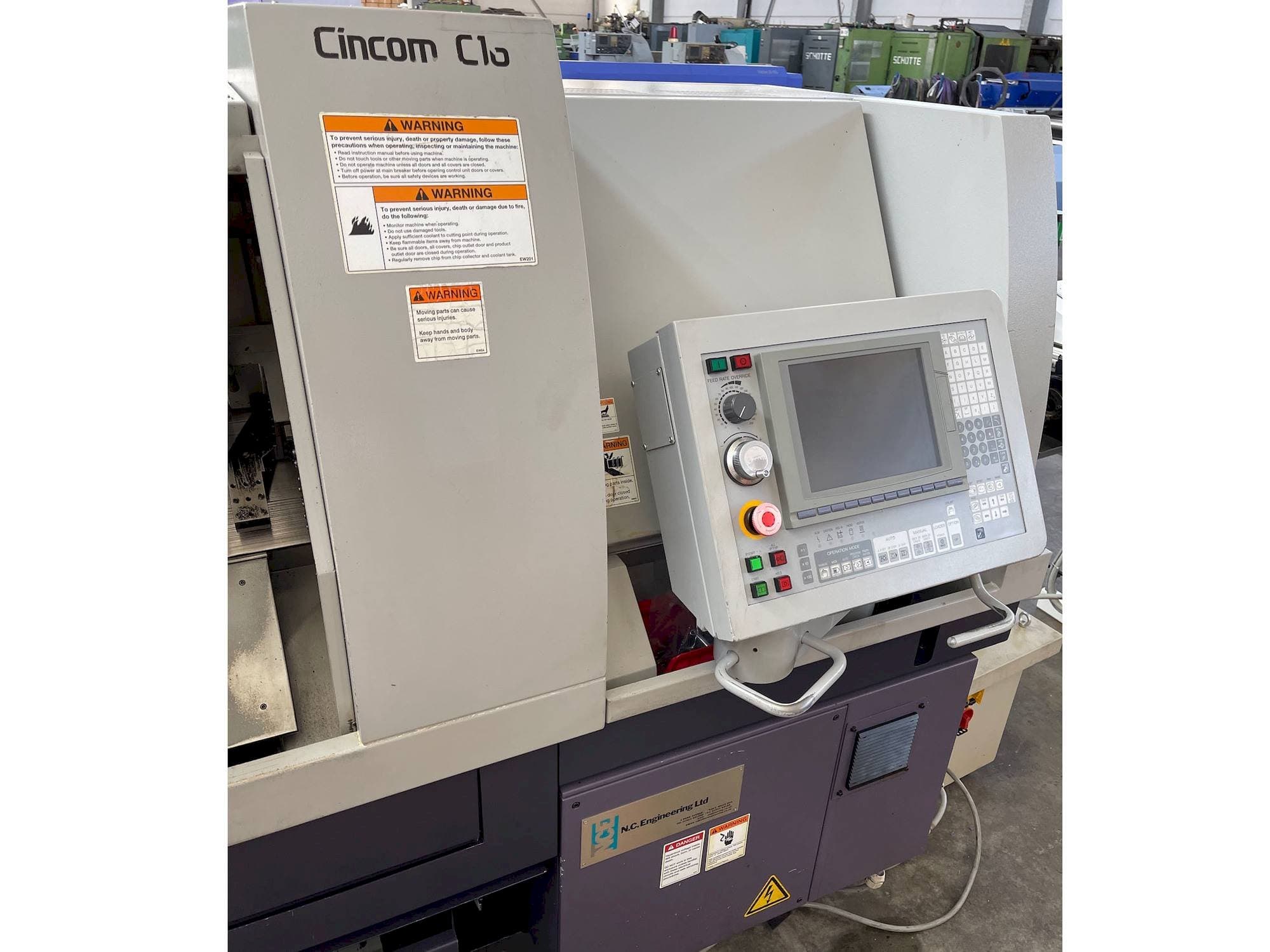 Вид станка Citizen C16-VI  спереди