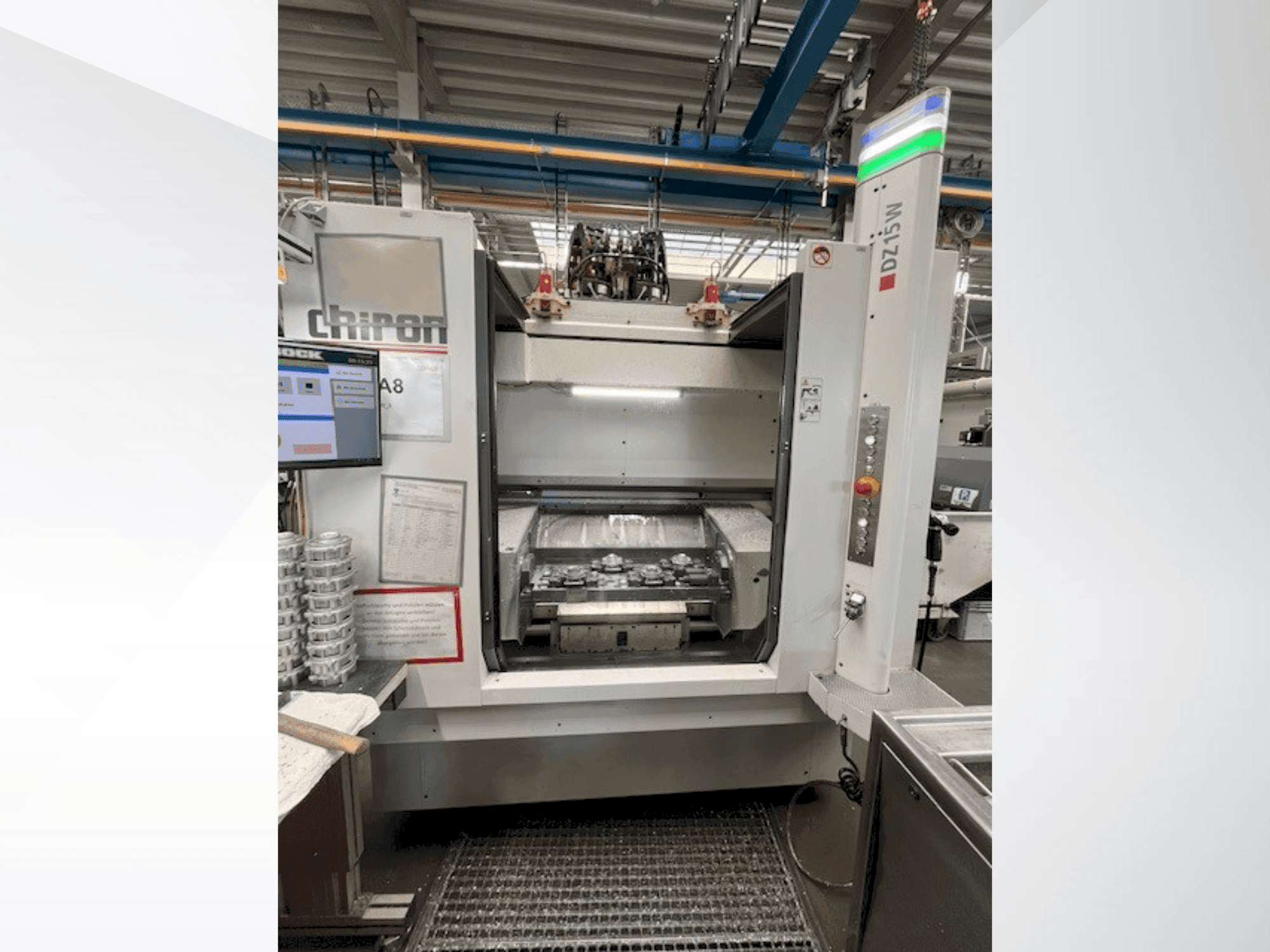 Вид станка CHIRON DZ 15 W  спереди