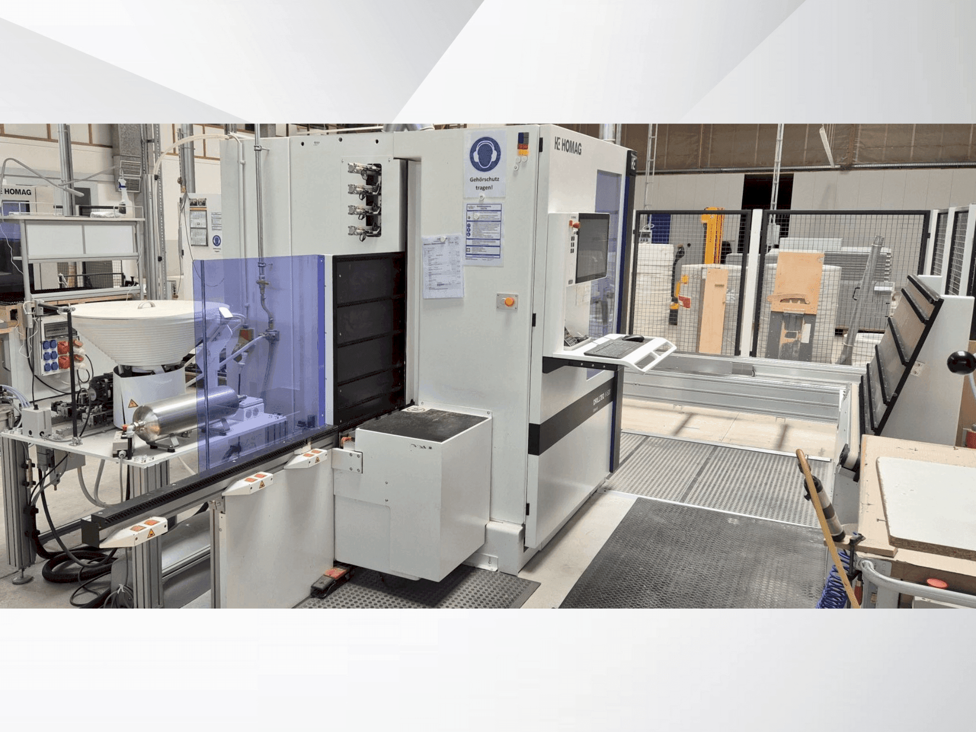 Вид станка HOMAG DRILLTEQ V-500  спереди