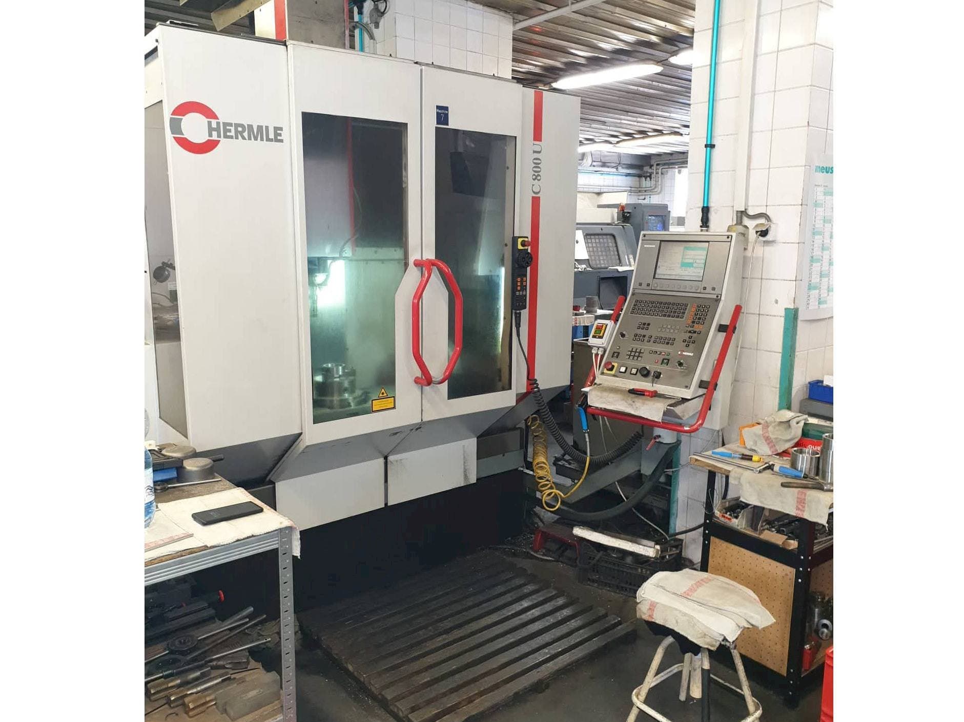 Вид станка HERMLE C800 U  спереди