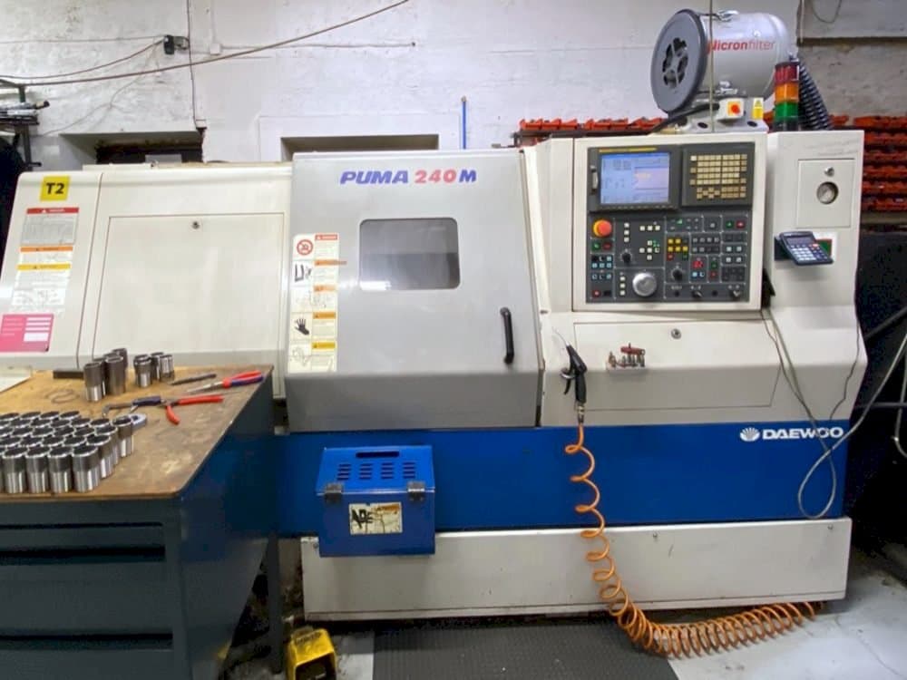 Вид станка DAEWOO PUMA 240MB  спереди