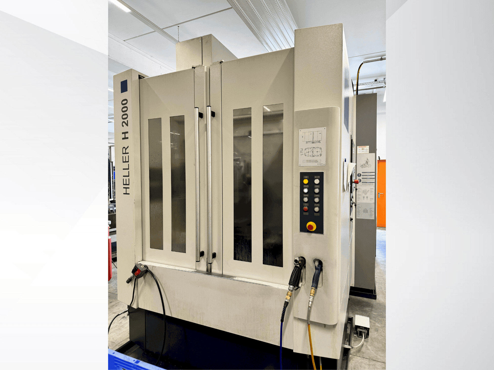 Вид станка HELLER H2000  спереди