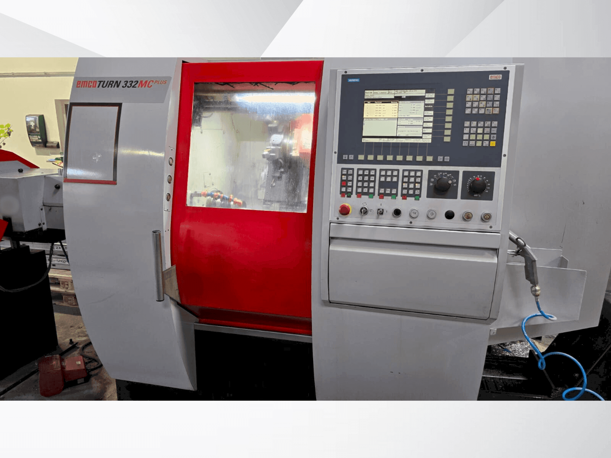 Вид станка EMCO TURN 332 MC  спереди