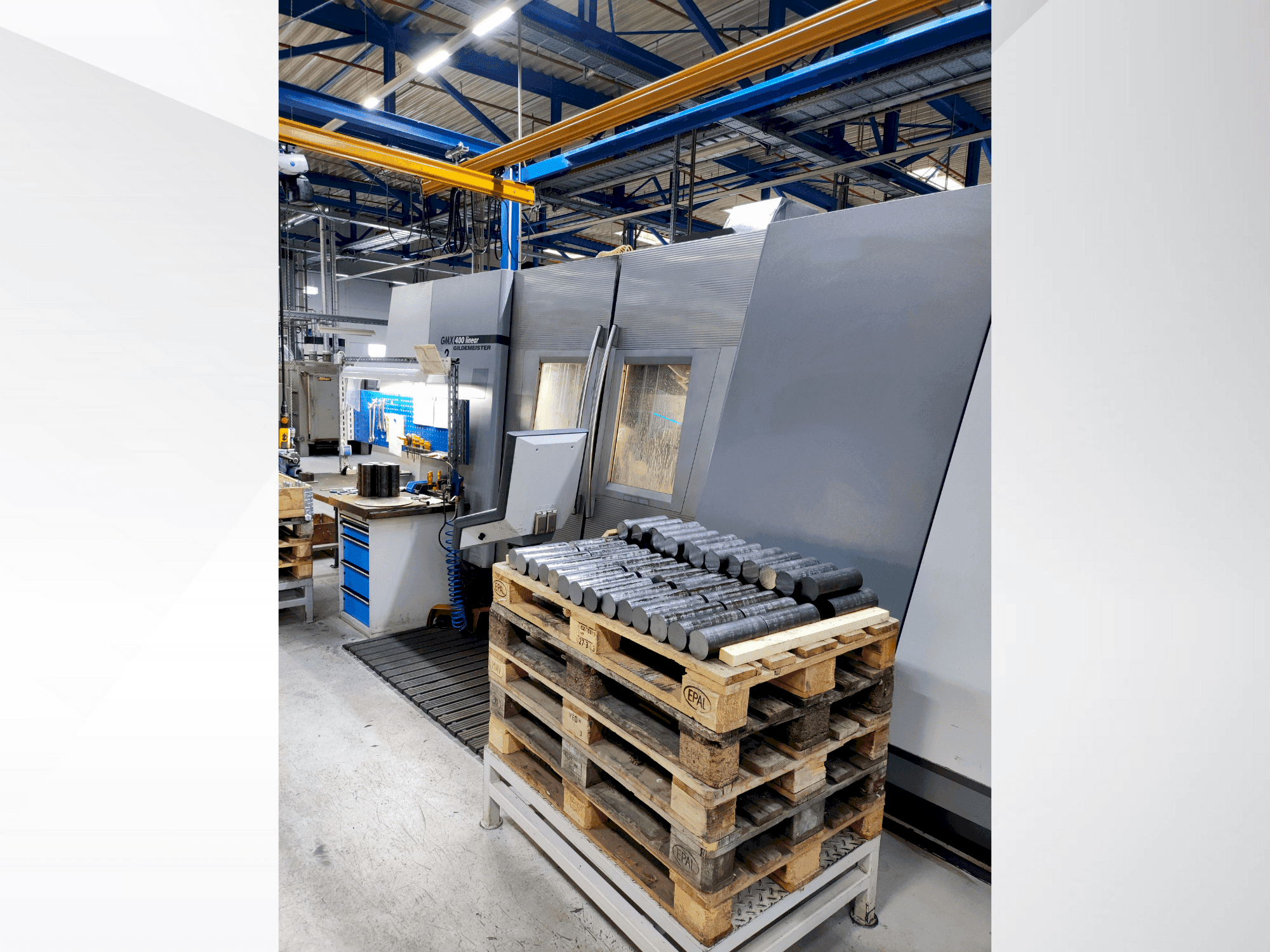 Вид станка DMG GMX 400L  спереди