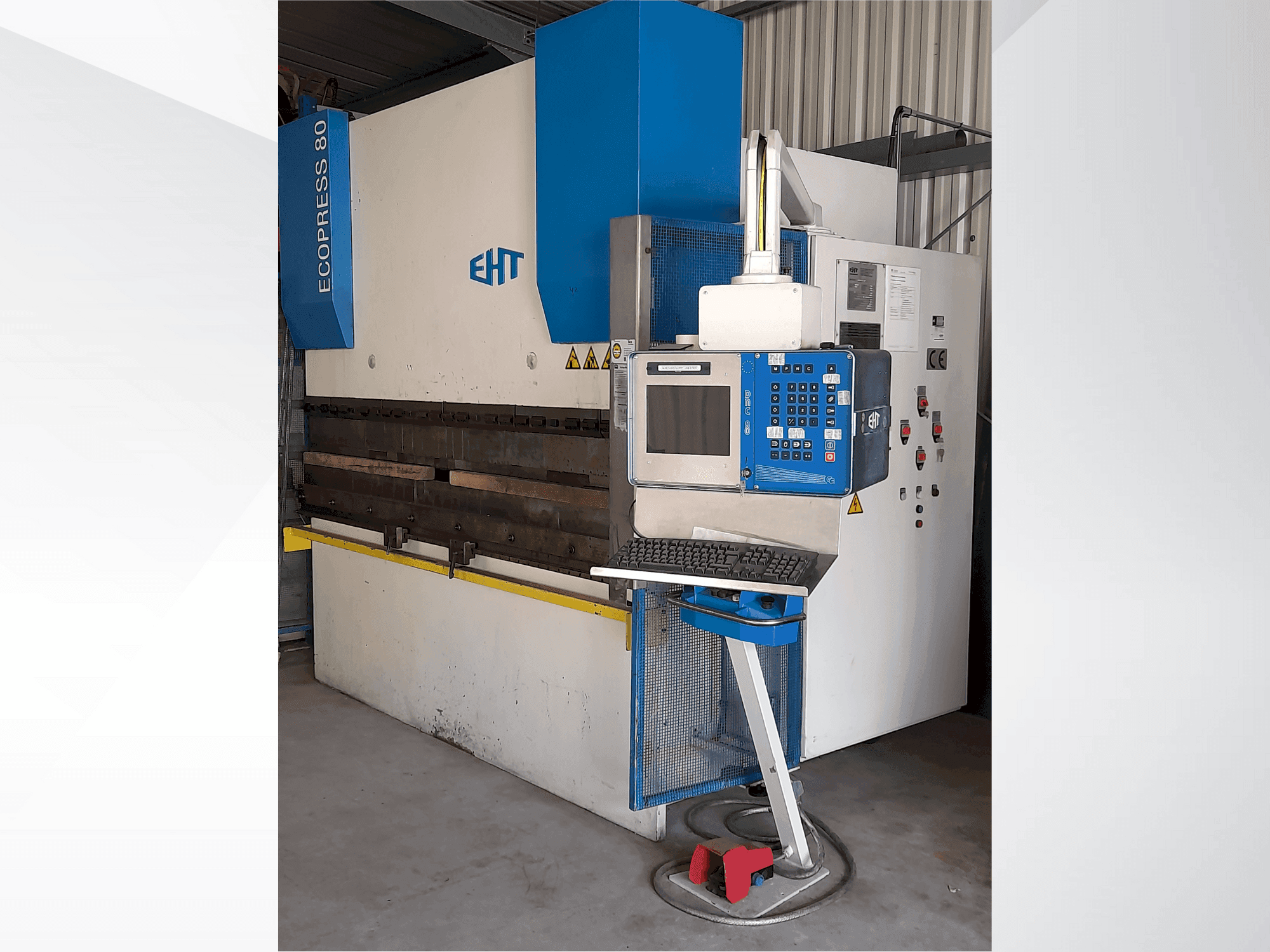 Вид станка EHT Ecopress 80  спереди