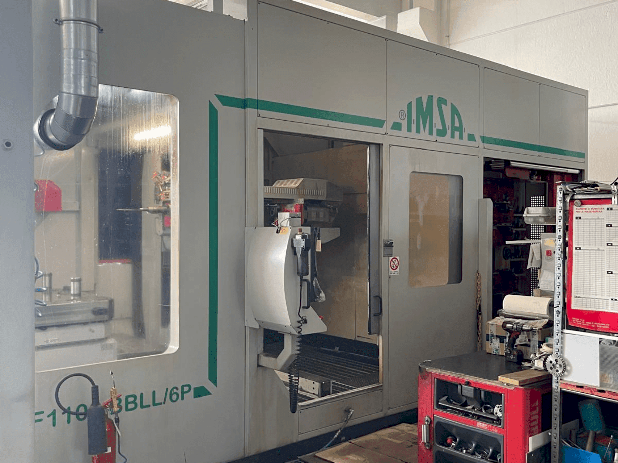 Вид станка IMSA TIPO MF1100BBLL 6P  спереди