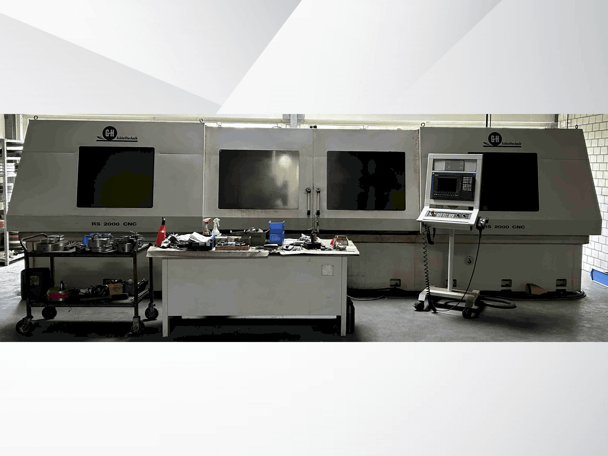 Вид станка GEIBEL & HOTZ RS 2000 CNC  спереди