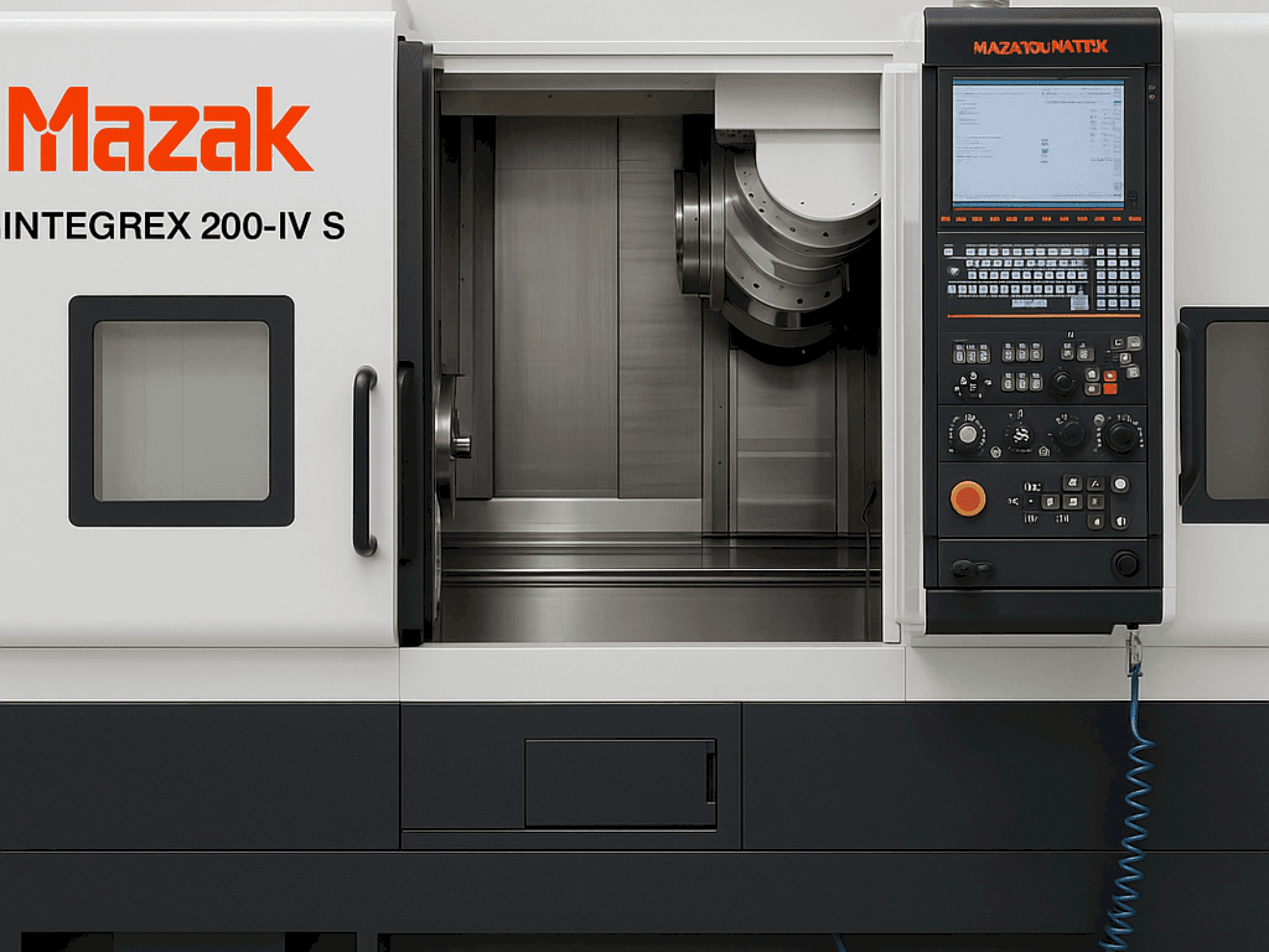 Вид станка Mazak Integer 200-IV S x 1000  спереди
