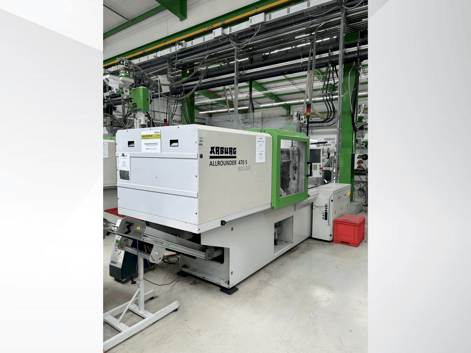 Вид станка Arburg 470 S / 800-290  спереди