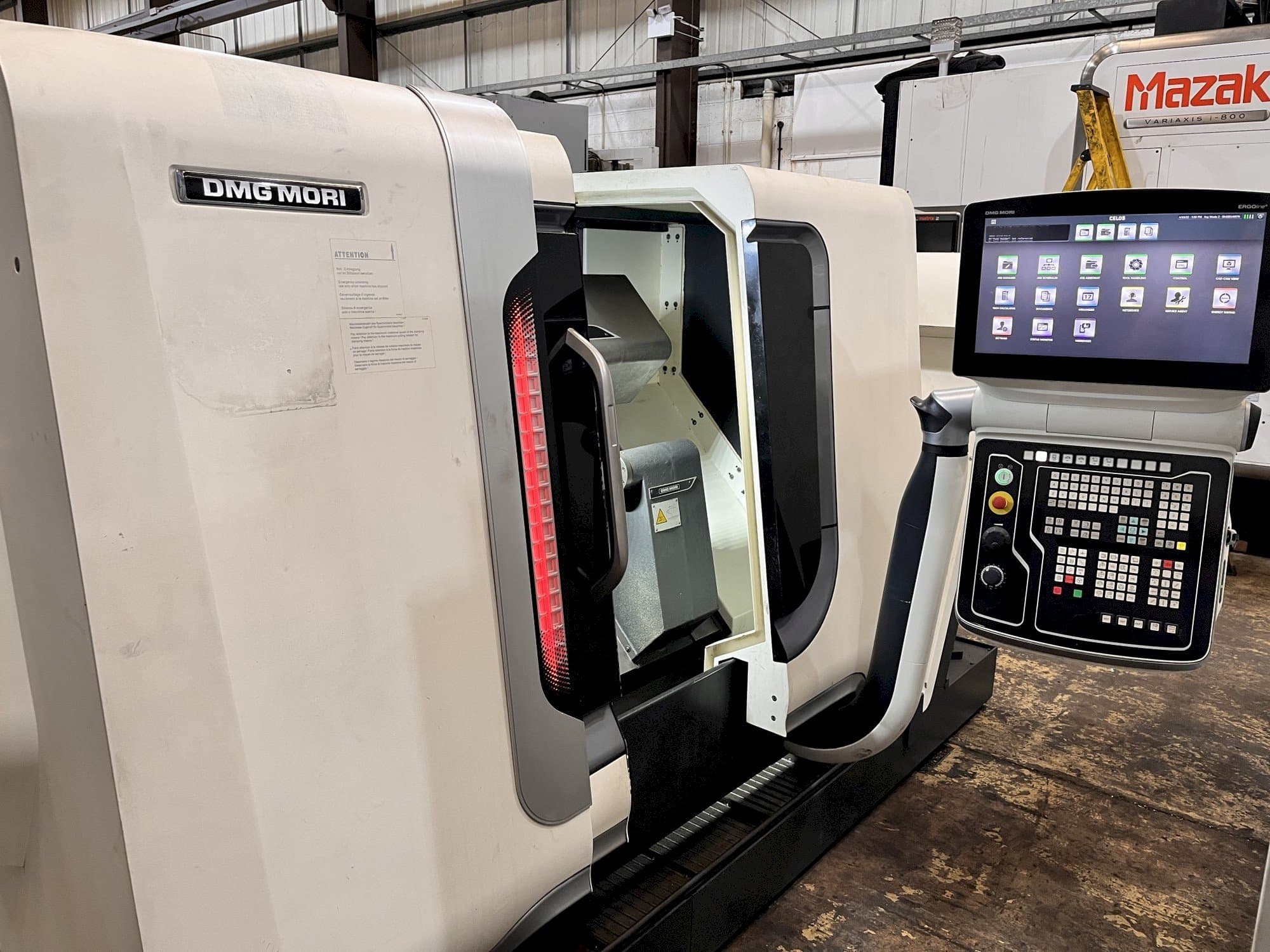 Вид станка DMG CTX ALPHA 300  спереди