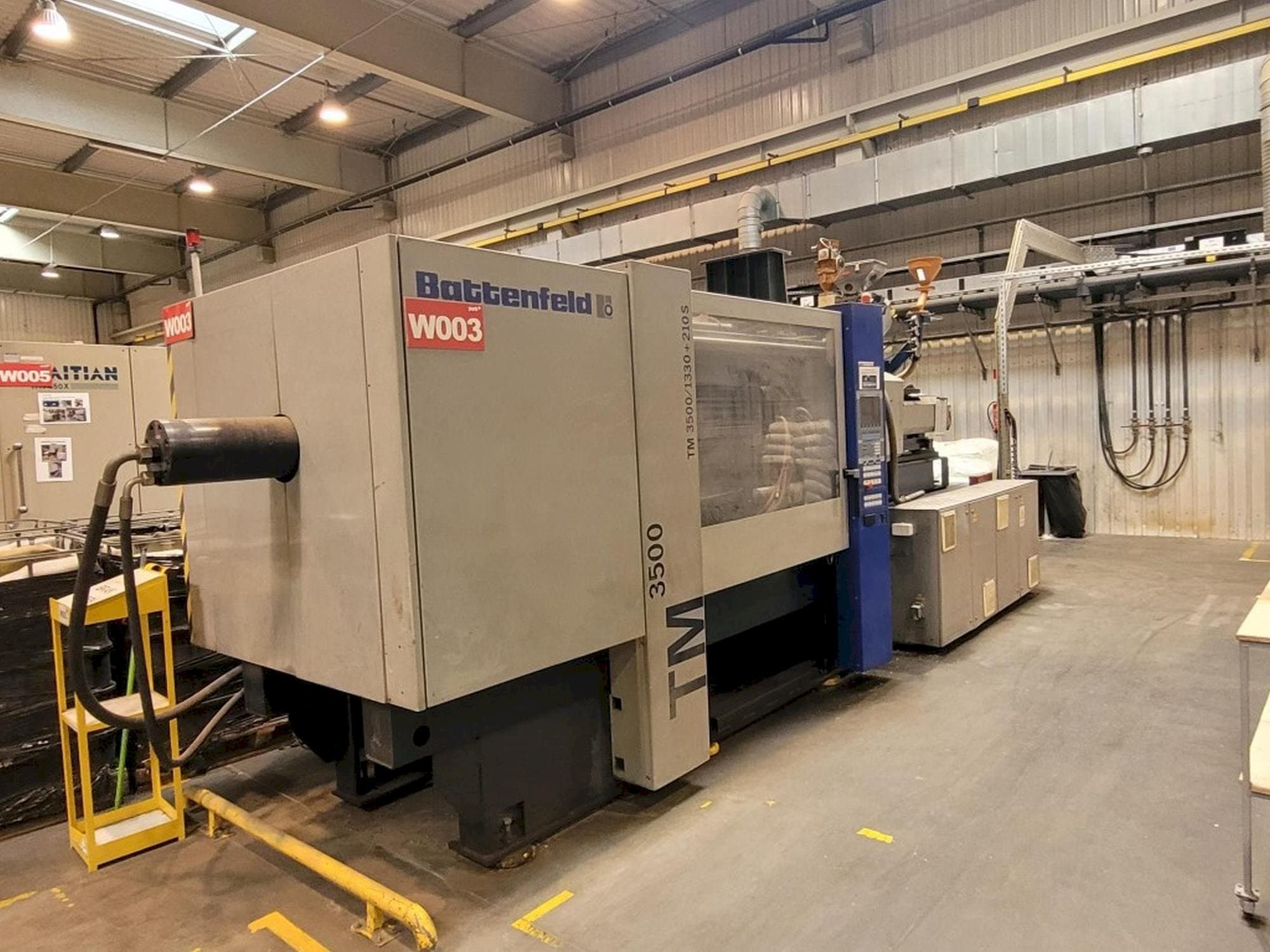 Вид станка Battenfeld TM 3500/1330+210S  спереди