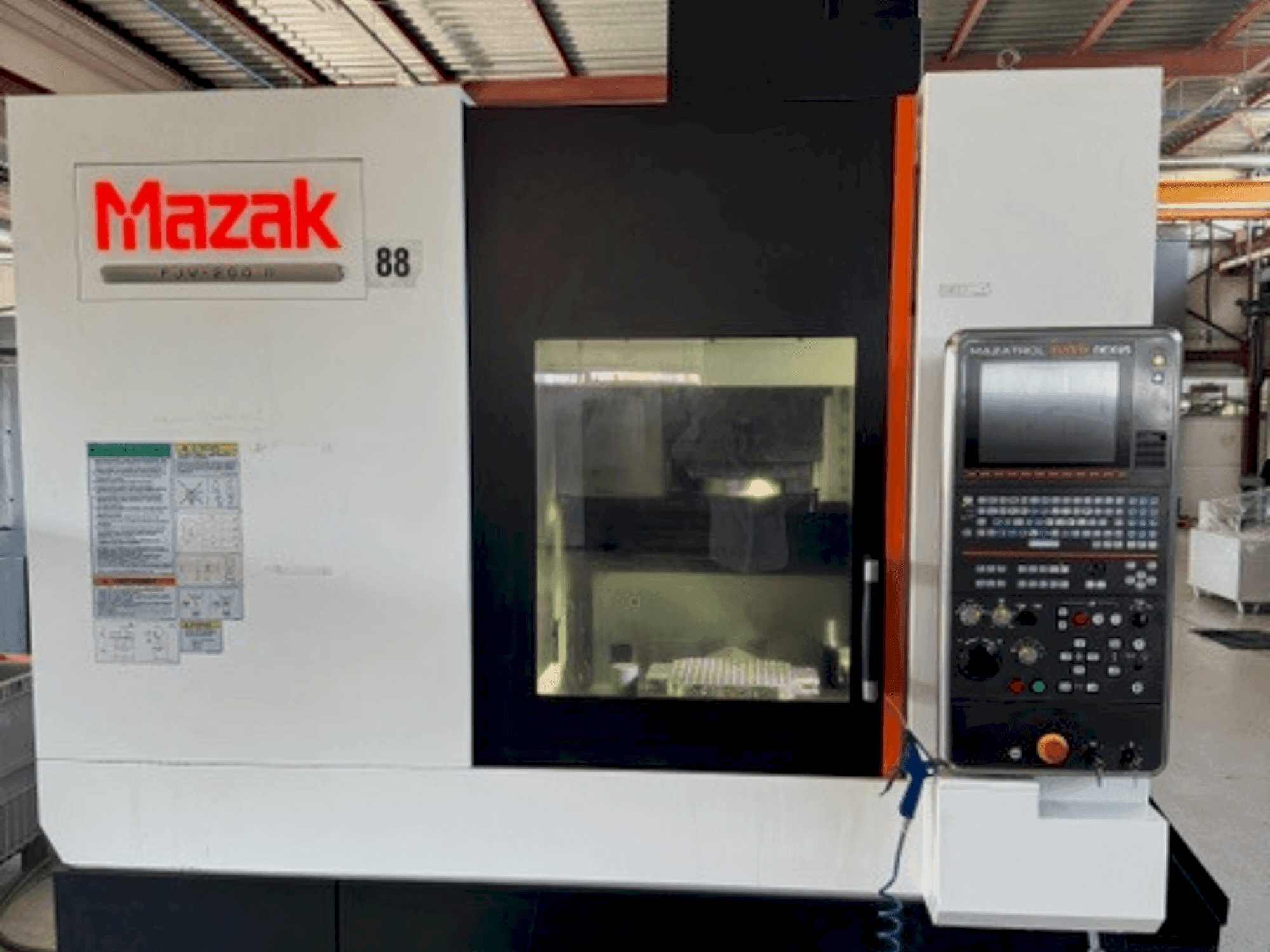 Вид станка Mazak FJV-200II  спереди