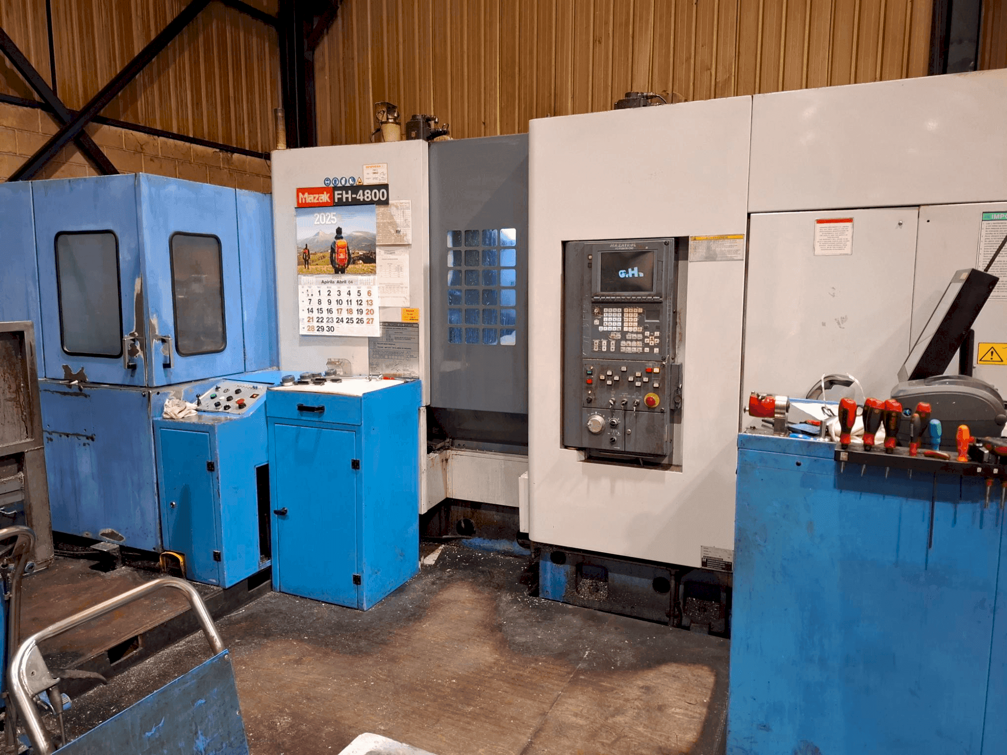 Вид станка Mazak FH-4800  спереди