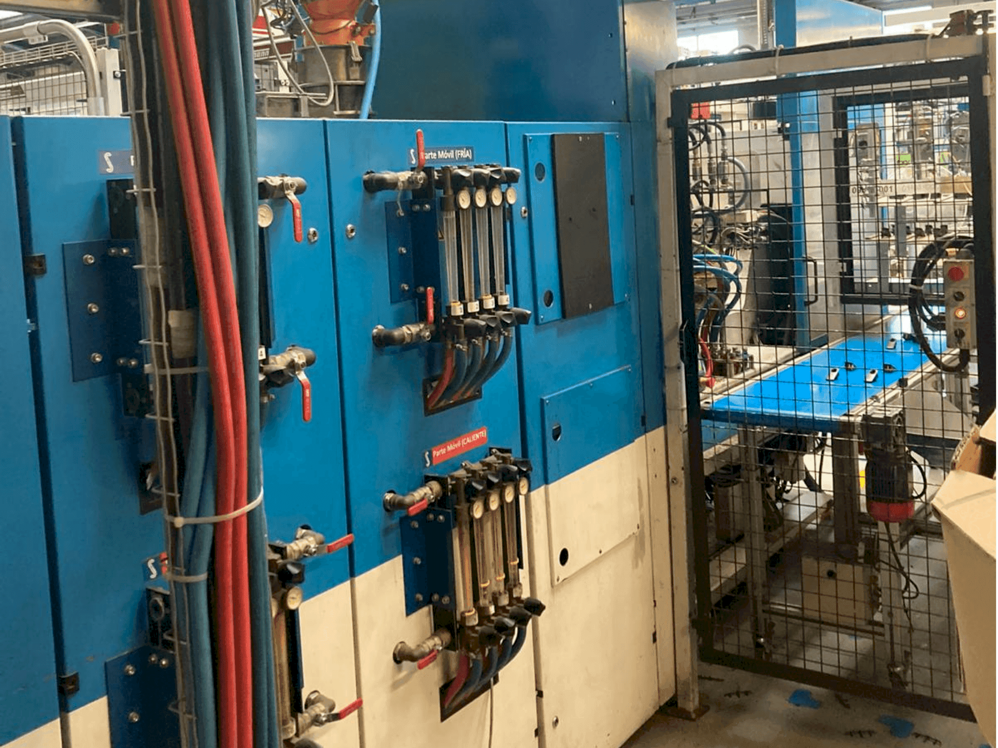 Вид станка Engel ES 500/110 HL  спереди