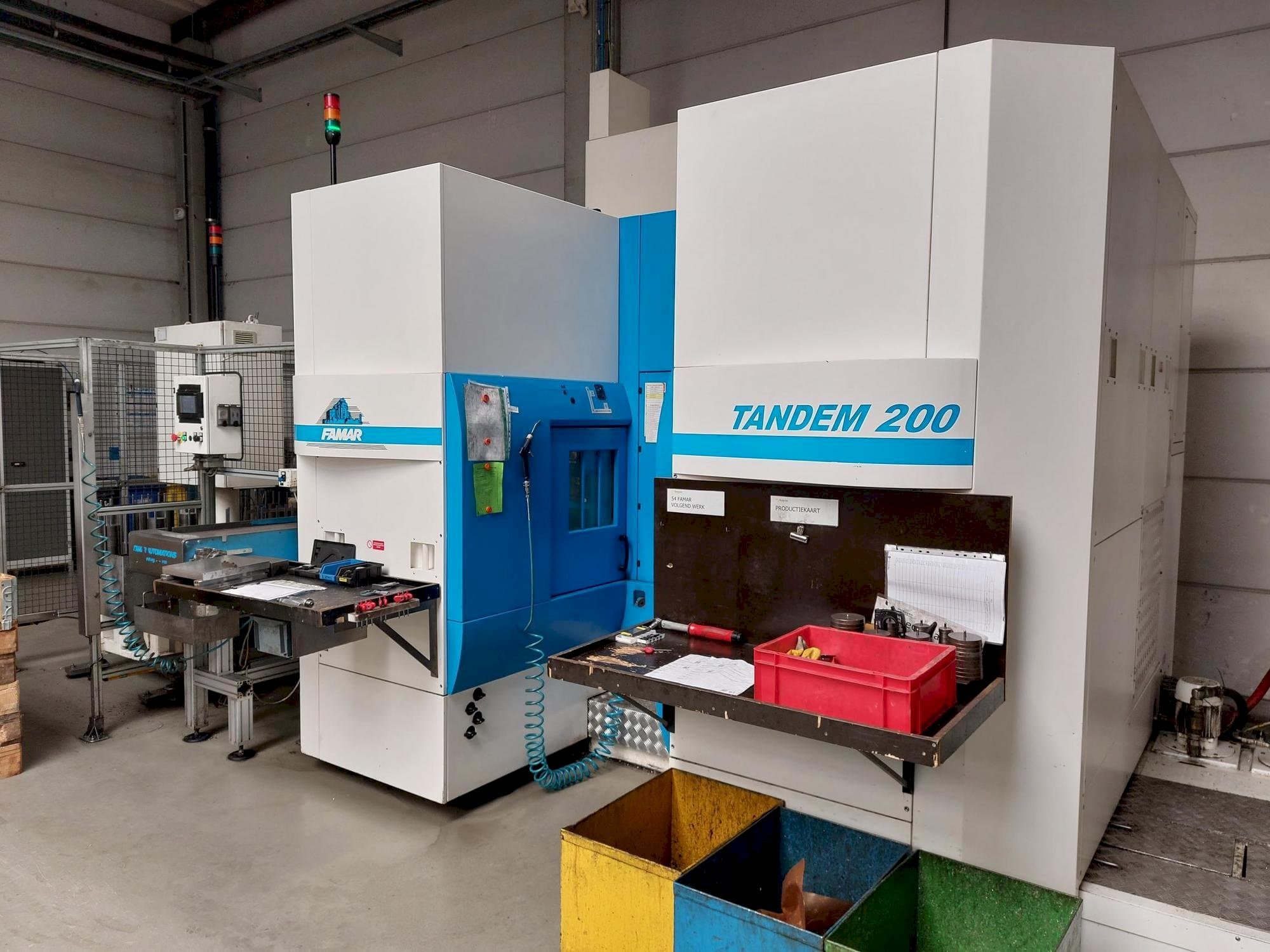 Вид станка Famar Tandem 200  спереди