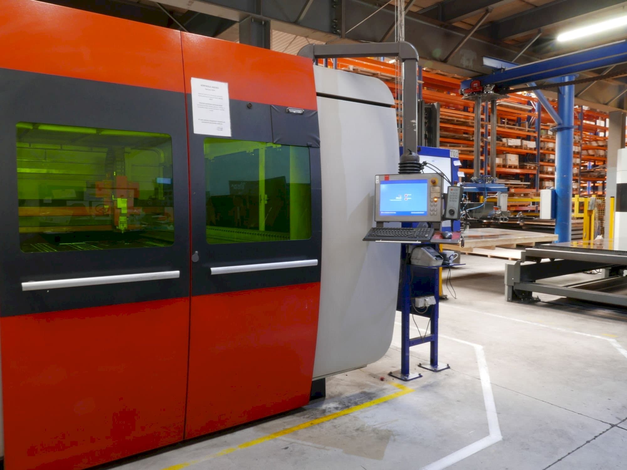 Вид станка Bystronic BySprint Fiber 3015  спереди