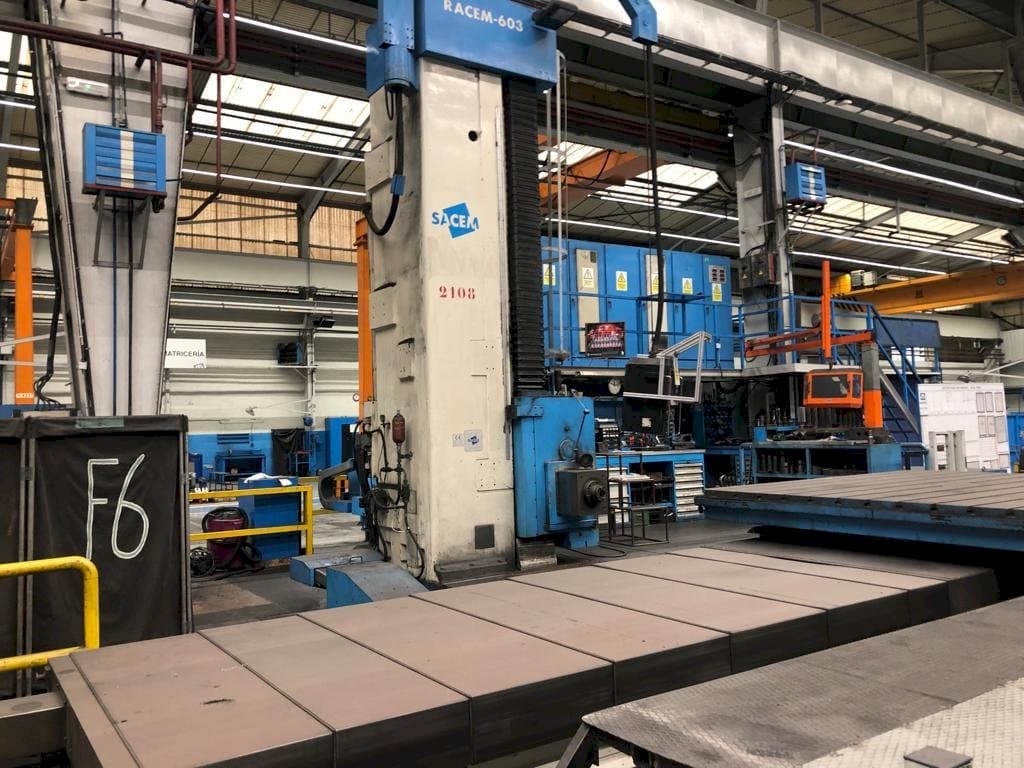 Вид станка Sacem									 Racem-603  спереди