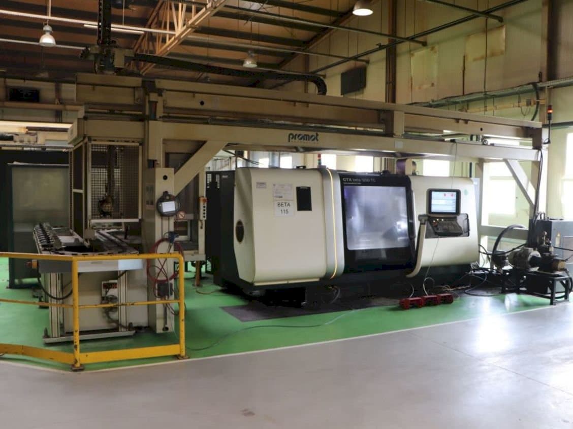 Вид станка DMG CTX Beta 1250 TC  спереди