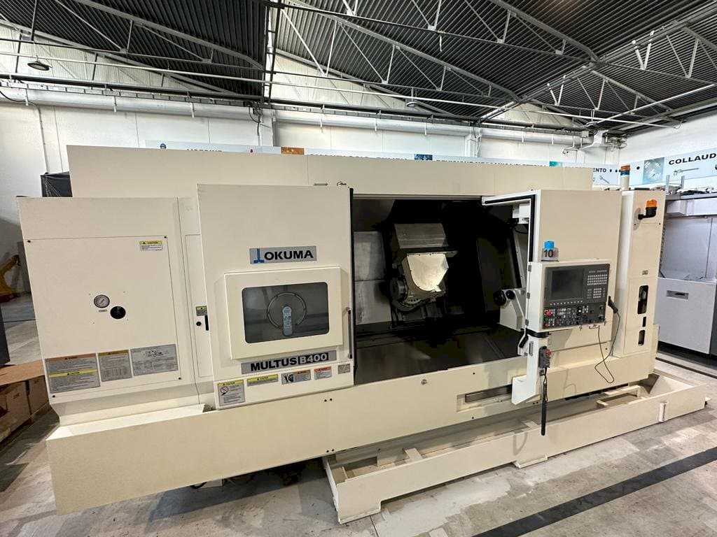 Вид станка Okuma MULTUS B400C  спереди