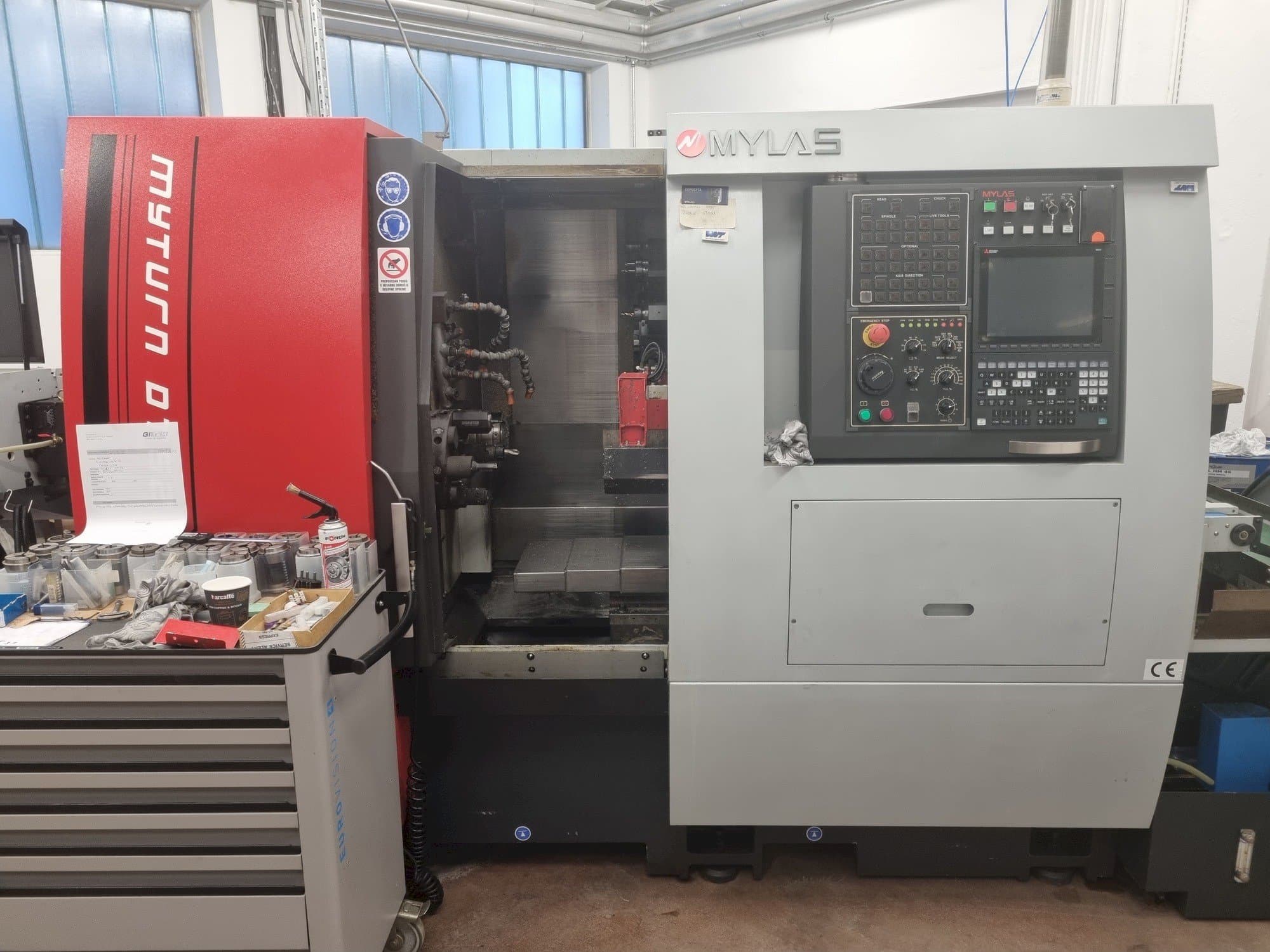 Вид станка MYLAS DT52  спереди