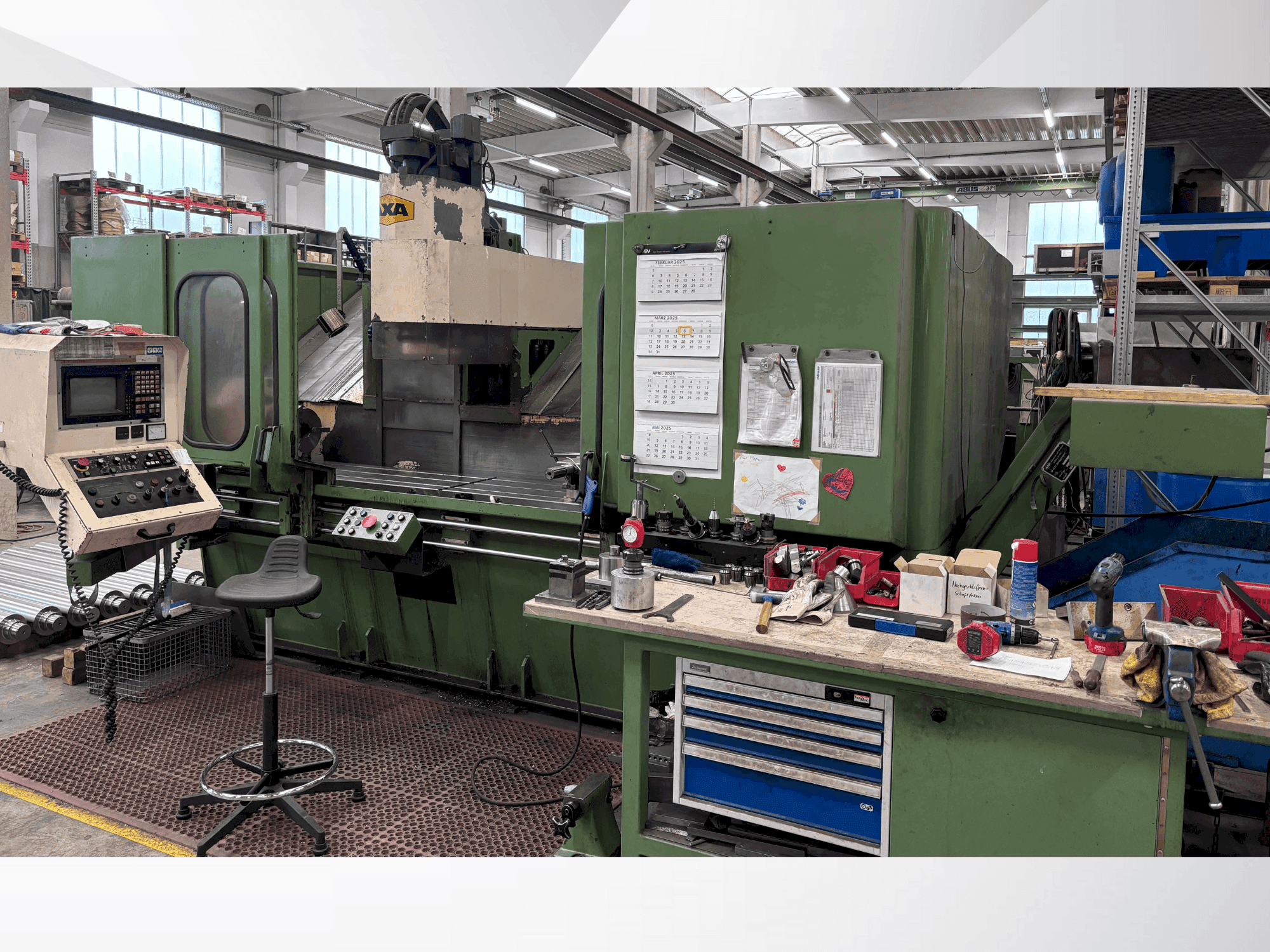 Вид станка AXA VSC 2 M  спереди